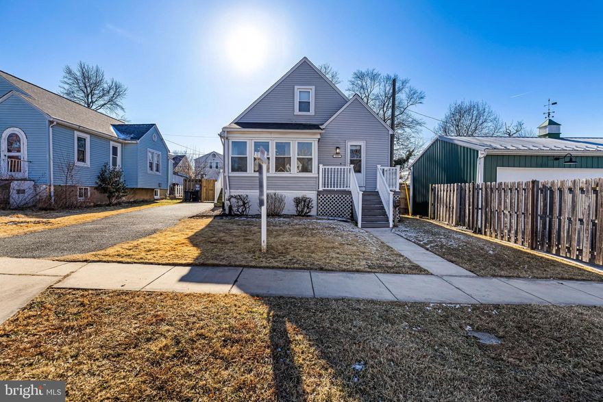 Welcome to this charming 3 bedroom 2.5 bath  home  that checks all the boxes! This gem has been thoughtfully updated throughout  with renovated bathrooms, kitchen and fantastic lower level. Main level offers hardwood floors, sunroom off of dining area with french doors,  2 bedrooms, full bath and gorgeous gourmet kitchen! Upper level features a large primary suite with a full bath and extra storage. The fully finished lower level boasts a large rec room with  LVT flooring , powder room, laundry room and a home gym with rubber floors! Roof 2 years old, recent HVAC, washer dryer and water heater! Enjoy the fully fenced in yard, garage, off street parking for 5+ cars, side and rear decks! Deck is hardwired for a hot tub   Freshly painted and new carpet throughout!