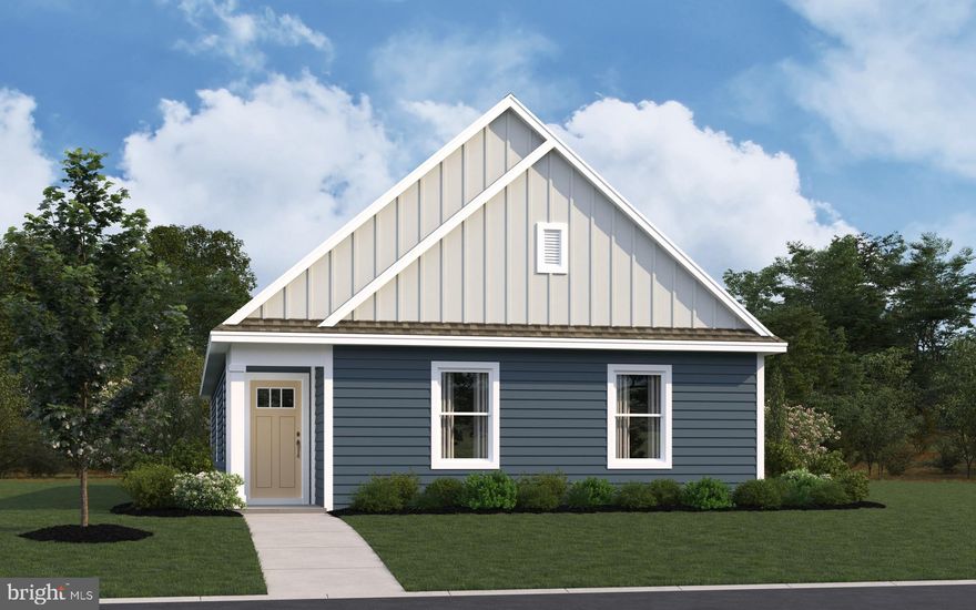 Discover 107 Calypso Lane, a new ranch home in The Granary in Milton, DE. The Camberly is a 1,437 square foot, thoughtfully designed home with four bedrooms, two bathrooms and a two-car rear entry garage.

As you enter the home through the foyer, the three sizeable secondary bedrooms are located down the hallway giving them easy access to the secondary bathroom and hall linen closet. The open concept, large great room leads into the dining area and spacious kitchen.

The well-appointed kitchen features an abundance of white cabinetry, quartz countertops, stainless steel appliances, a pantry and a peninsula island with additional room for seating. The laundry room is conveniently located off the kitchen and the garage.

The roomy owner’s bedroom is complete with a full bathroom and walk-in closet. Leading out the back of the home through the kitchen is a cozy, covered patio. This home is affordable, first-floor living at its finest!

The Camberly includes a fully sodded, landscaped, and irrigated lawn, white window treatments and the exclusive Smart-Home® package giving you complete peace of mind living in your new home.

Pictures, artist renderings, photographs, colors, features, and sizes are for illustration purposes only and will vary from the homes as built. Image representative of plan only and may vary as built. Images are of model home and include custom design features that may not be available in other homes. Furnishings and decorative items not included with home purchase.