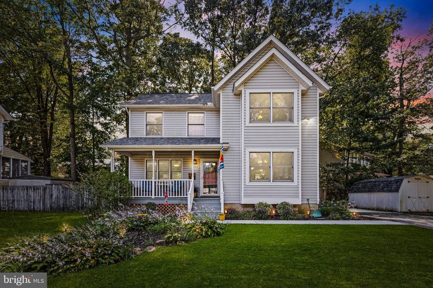 Maryland's local brokerage proudly presents 1303 Hawthorne St. This coastal chic colonial home boasts 3 bedrooms, 2 and a half baths, and a host of captivating features that make it the perfect place to call home. As you approach this inviting property, you'll be charmed by its quaint front porch, a perfect spot to enjoy your morning coffee & look out over the beautiful flower garden. The main level of the home is designed for both comfort and functionality. The spacious living room provides a cozy space for relaxation, while the adjacent kitchen and dining area is ideal for hosting family gatherings or intimate dinners. The well-appointed kitchen features modern appliances and ample counter space, making meal preparation a breeze. A convenient half bath and laundry on this level add to the home's practicality. Upstairs, the extensive primary bedroom is a serene retreat, complete with an en-suite bathroom & plenty of closet space. The additional bedrooms are perfect for family members or guests and share a full bathroom. Step out onto the large back deck that overlooks the privacy-fenced backyard, ensuring you can enjoy your outdoor space in seclusion.