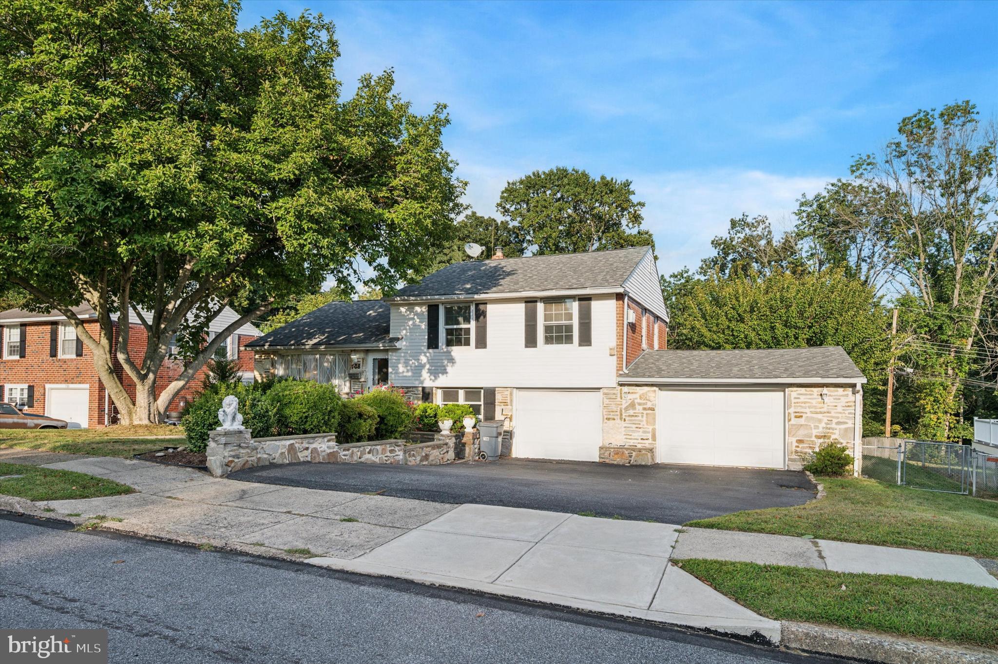 This spacious and inviting split-level home nestled in the sought-after Cambridge Estate neighborhood of Brookhaven is priced to sell. Going into the main level, enter the bright living room with a large window that floods the space with natural light. The huge country kitchen has many cabinets and counters! Also a double sink, gas double oven, built in microwave and gas range. The 1 year new refrigerator is included. The lower level family room leads to a Laundry room, powder room, and access to a crawl space, and a sparkling sun room addition, with its own electric heat and A/C. Next to the Sun room is a covered patio for relaxing Summer nights in your level fenced yard. The There is an oversized 2 car garage attached! remote door openers provided.
The second floor provides three bedrooms a very nice hall bath and a walk up to spacious attic storage. This home was well maintained. The roof was replaced in 2016. The efficient heat and central air and gas hot water heater were replaced about 2 years ago.
The updated electric panel is 200 Amps.
This home combines comfort, functionality, and charm in a fantastic location on a quiet street. Just minutes from public transportation, I-95, restaurants, and shopping, you'll have everything you need nearby. Don't miss the opportunity to own this Brookhaven gem that checks all the boxes! (see attched floor plans)