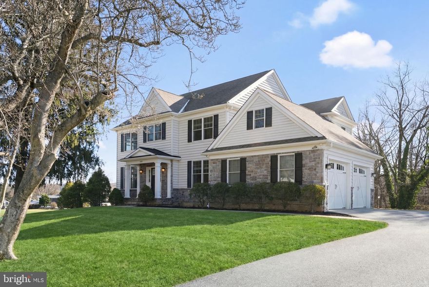 Welcome to 129 Conestoga Road! An elegant, Renehan custom-built in 2015 home set on .62 acres in Malvern. Thoughtfully designed with timeless craftsmanship, this 4-bed, 2.5-bath property offers the space, comfort, and sophistication today’s buyers are searching for.

From the moment you step inside, the home feels substantial— wide hallways, rich hardwood floors stretching throughout the main level, tall windows, sun-filled rooms, and thoughtful custom details everywhere you look.

The chef’s kitchen is the heart of the home, complete with white cabinetry, granite counters, an island, gas cooking, a deep farm sink, and access to the deck overlooking the backyard. It opens seamlessly into the breakfast area and family room, making it the perfect gathering space for everyday living or holidays with everyone you love. A set of French doors leads to what could be a beautiful office or library, lined with custom built-ins, offering the perfect work-from-home setting.
Just off the kitchen, a dream mudroom with custom built-ins keeps life organized and functional.

Upstairs, you’ll find four spacious bedrooms, including a serene primary suite with a large walk-in closet and a spa-like bathroom featuring dual vanities, and a tiled walk-in shower. The additional bedrooms are generous and bright, with plenty of closet space.

The finished basement includes ample amount of space for a home gym, playroom, media room, or hobby space, along with tons of storage!

And with a two-car garage, custom stone accents, beautiful millwork, and timeless exterior design, the home feels every bit as elegant from the outside as it does inside.

You’re minutes to the Malvern and Frazer shopping districts, Chester Valley Trail, multiple grocery stores, Target, Wegmans, Great Valley Corporate Center,  Paoli and Chester County Hospital, local cafés, restaurants, and quick access to Routes 202, 30, 29, and the PA Turnpike. Commuters and remote workers alike appreciate the unmatched blend of convenience and calm. 
This home is ready to welcome its next chapter. Come see for yourself!