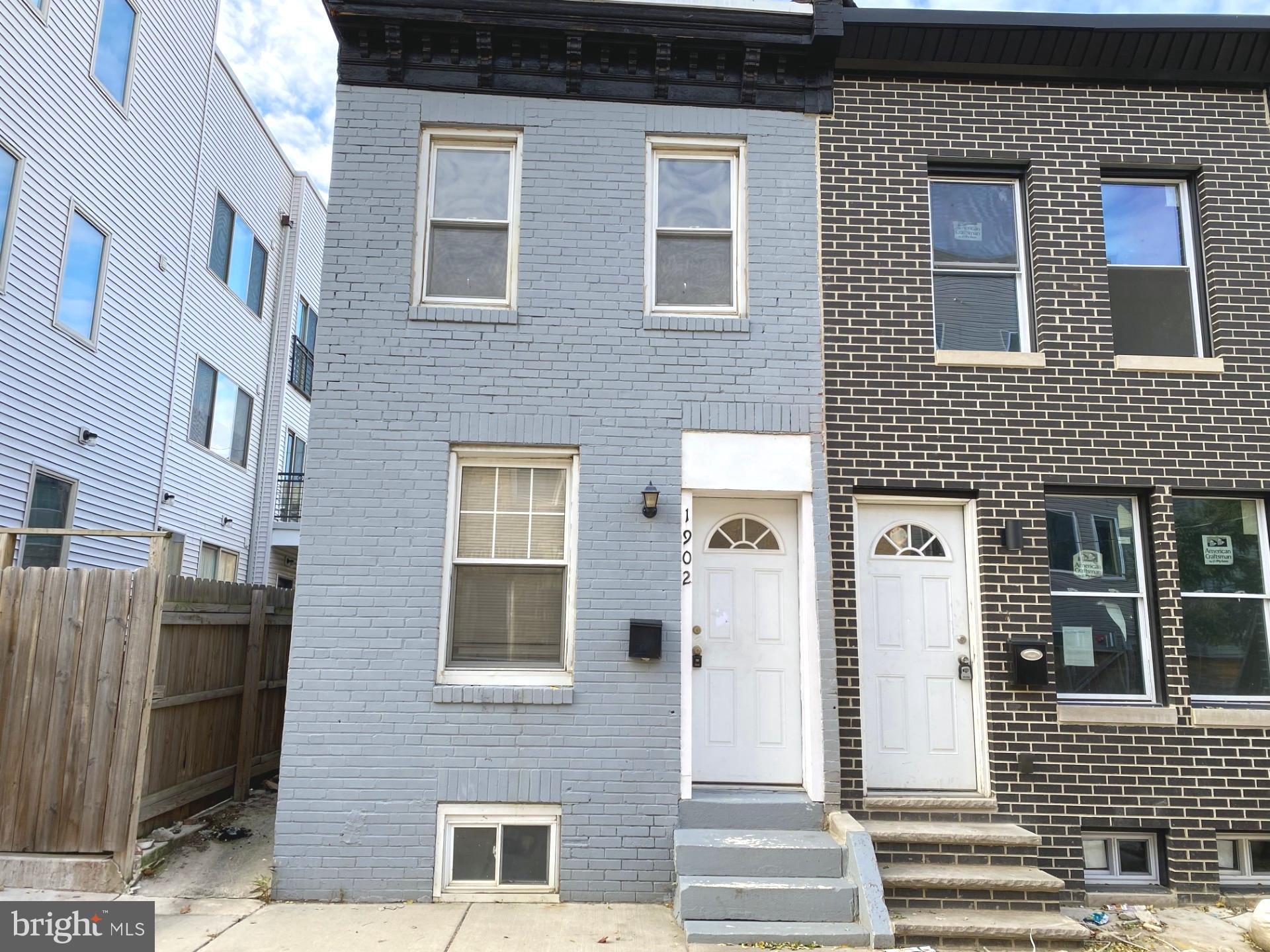 First time buyer opportunity in Fishtown neighborhood knocking the door! Great investment too, easy to rent minimum $1200 per month. Two bedroom and one renovated full bath.