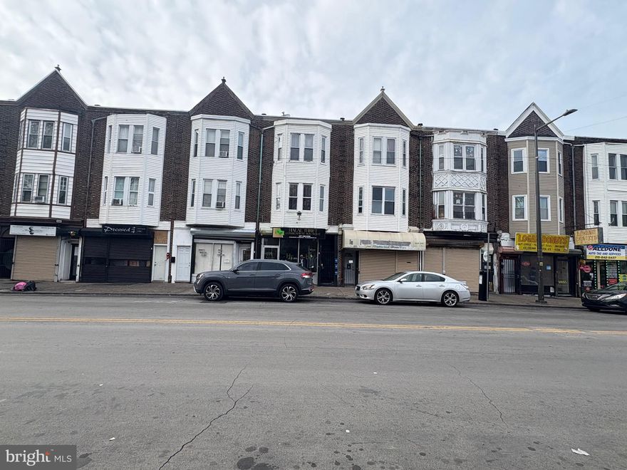 First Floor used to be a pharmacy store. apartment is located on the 2nd and 3rd floor. Come and see. great investment property which located near hospital, transportation and easy to go to center city.