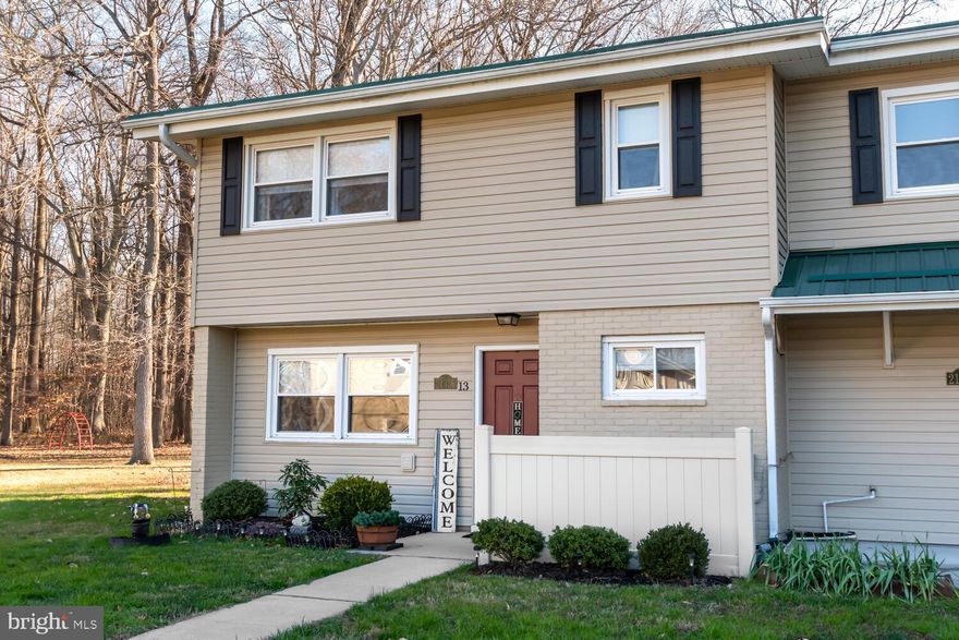 Rare opportunity to own a 3 bedroom, end unit townhome in Tolchester Village! Well maintained with recent upgrades to include: New HVAC 2023, extensive Landscaping 2023, Double closet addition 2022, vinyl laminate flooring downstairs in foyer area. Patio freshly painted and new privacy fencing. 

Featuring a terrific galley kitchen with all major appliances, built in washer/dryer, nice living room/dining room combination with walk out sliders to the patio.  Bedrooms have vaulted ceilings! 

Tolchester Village is a quiet and secluded community, which went through a total renovation from 2016- 2021.   Completely surrounded by 11 wooded acres, and protected by a forest conservation easement. Minutes from Tolchester and Rock Hall beaches. 

HOA is $75/month and pays for all common area grounds: park like setting, play ground, lawn maintenance, snow removal and trash!

*For GPS purposes use 8021 Tolchester Road' as the address*
 **This Saturday's Open House was canceled and re-scheduled for 1/27 due to inclement weather**