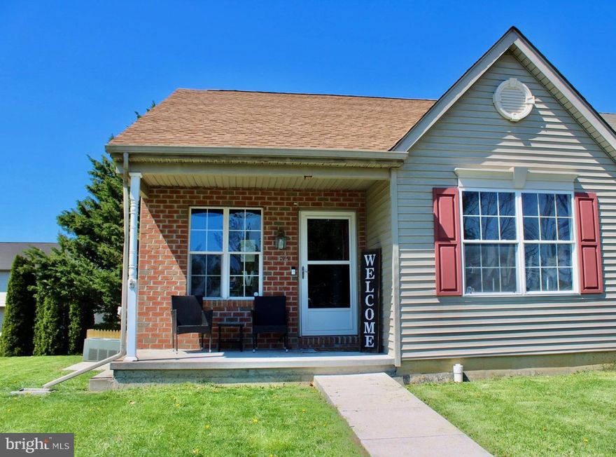 Welcome to this well-maintained, move-in ready home offering the ease of first-floor living and a thoughtfully designed open layout.

Step inside to find cathedral ceilings that create a bright and spacious feel throughout the main living area. The open-concept living room flows seamlessly into the kitchen, featuring an island with breakfast bar seating  area and an eat-in area. 

The main level offers true convenience with all essential amenities, including a laundry area with washer and dryer. The primary suite features cozy carpeting, a ceiling fan, a walk-in closet, and a private full bathroom. A second bedroom, also on the main floor, includes carpeting and a ceiling fan, with a full bathroom conveniently located just outside the room.

The finished lower level expands your living space with a large family room, ideal for relaxing or hosting guests, along with a bar area for entertaining. You’ll also find a third bedroom with luxury vinyl plank flooring, a walk-in closet, and a nearby half bathroom.

Enjoy outdoor living in the fully fenced backyard, complete with a spacious 9x25 concrete patio, a 9x12 deck, and a 7.5x8 storage shed—offering both functionality and privacy.

Recent updates include: Microwave (2021), Water heater (2021), Dishwasher (2023), Washer (2023), Wood Fence (2026)

This home truly offers comfort, convenience, and space—ready for its next owner to move right in and enjoy!