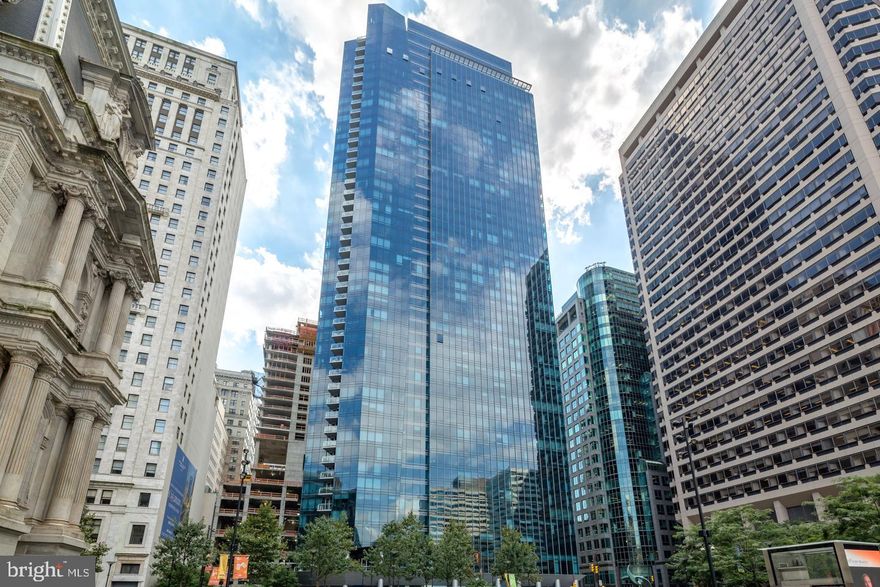 Unbelievably beautiful 1 bedroom 1 1/2 bath unit on the 29th floor at the Ritz Carlton Residential. This unit features 10 foot ceilings with light-field western exposure, marble master bathroom and marble powder room. Sub zero refrigerator, Viking gas stove, Miele dishwasher with granite counter-tops. Brilliant Brazilian cherry wood floors throughout! Custom closets including built in shelving in the WD area. Wall safe within master bedroom closet, blackout shades and curtains in the master bedroom, sun blocking shades in the living room. Crystal chandelier in the kitchen/dining area. Crystal flush mount lighting in the entrance hallway. You can't miss this one! . . For those who live at The Residences at The Ritz-Carlton, Philadelphia, luxurious amenities and prestigious hallmark services start at home. Every day brings you moments to savor, enhanced by the world-renowned hospitality and celebrated service of Ritz-Carlton. Soaring 48 stories over downtown, you'll experience new perspectives of unparalleled personal service and attention to detail at these 5-star condominiums in Philadelphia. However what truly distinguishes these condominiums is the legendary Ritz-Carlton service and lifestyle of Center City living in Philadelphia. The Residences at The Ritz-Carlton, Philadelphia is our name but our lifestyle is ultra-luxury living in Philadelphia. This units finishes are second to none! . . **flat $50/mo fee for electric.