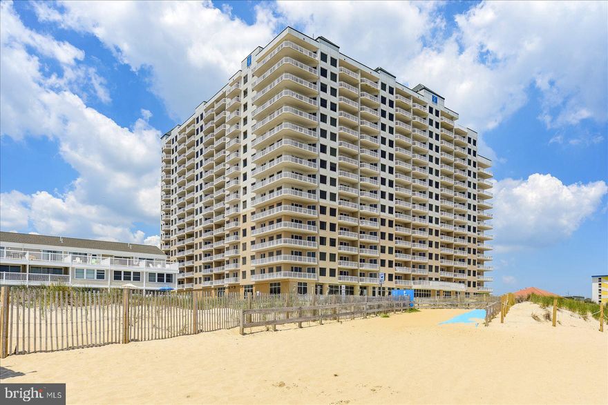 Note: Buyer paid all Seller closing costs inclusive of Commissions, Transfer Taxes, etc. total: $68,026.84. 
 Coastal elegance best describes this direct oceanfront 3 bedroom residence at The Gateway Grand.  Interior upgrades include crown molding and chair rail in the entrance hallway along with modern wall scones.  You will also take note of custom millwork in the primary bedroom and dining room.  This former model home also boasts a tile backsplash in the kitchen along with pendant lighting at the oversized kitchen island.  Entertain your friends and family on game day in the living room with a large TV with surround sound speakers.  The 9th floor location is ideal providing panoramic ocean and beach views.  This property was never rented by its current original owners and it shows!  That said, if you are looking for an investment property, it would be an excellent rental.  The Gateway Grand complex features an abundance of luxurious amenities including 5 high speed elevators, a spectacular lobby with staffed front desk, parking garage with covered bridge to access the building along with electric car chargers for owners, heated indoor and outdoor pools, 24 hour fitness center with pool and ocean views, kid's activity room, deeded beach storage locker, and the list continues.  Come see what The Gateway Grand has to offer you and your family in Ocean City, Maryland!  Deeded ground floor storage locker #44 conveys with residence.