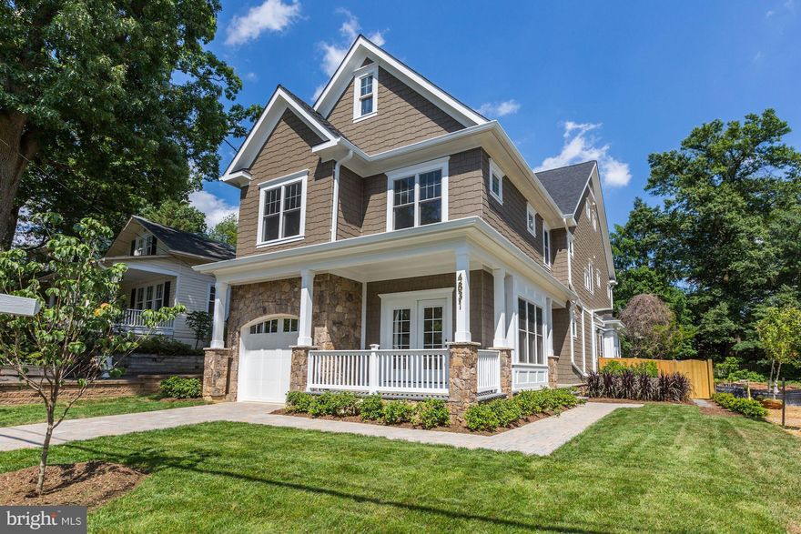 Just completed NEW construction in the heart of N. Arlington. Fabulous open layout with high-end fixtures & finishes throughout. White gourmet kitchen w/ Bosch appliances & large island opens to family room & breakfast room leading to screened porch. Beautiful master suite. Third floor loft w/ full bath. Fully finished lower level with media room, rec room, bedroom & full BA. Shows beautifully!