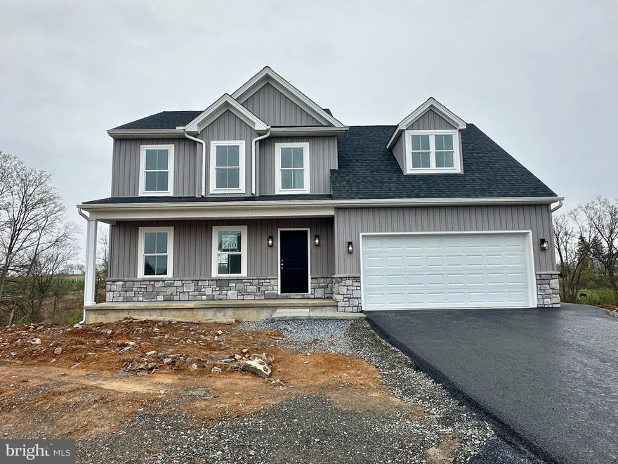 MOVE IN READY IN MAY!   Welcome to beautiful Hays Landing, located just minutes away from Carlisle Area High School and Downtown Carlisle. The highly desired "Pequea" Model presents over 2,000 sqft of finished living space and also comes included with an unfinished basement and a 2 car garage. This 4 bedroom / 2.5 bathroom home offers an efficient layout,  design and MASSIVE primary suite . This spacious 1.5 acre lot offers peacefulness and privacy! The listing price includes many upgrades such as vertical siding, full front porch, additional garage storage area, 10x10 exterior patio, luxury vinyl plank flooring on the first floor, painted kitchen cabinets with soft close doors and granite countertops.  Call today or come to our Open House Saturday and Sunday 1-3pm (16 American Ave, Carlisle PA *MODEL HOME).