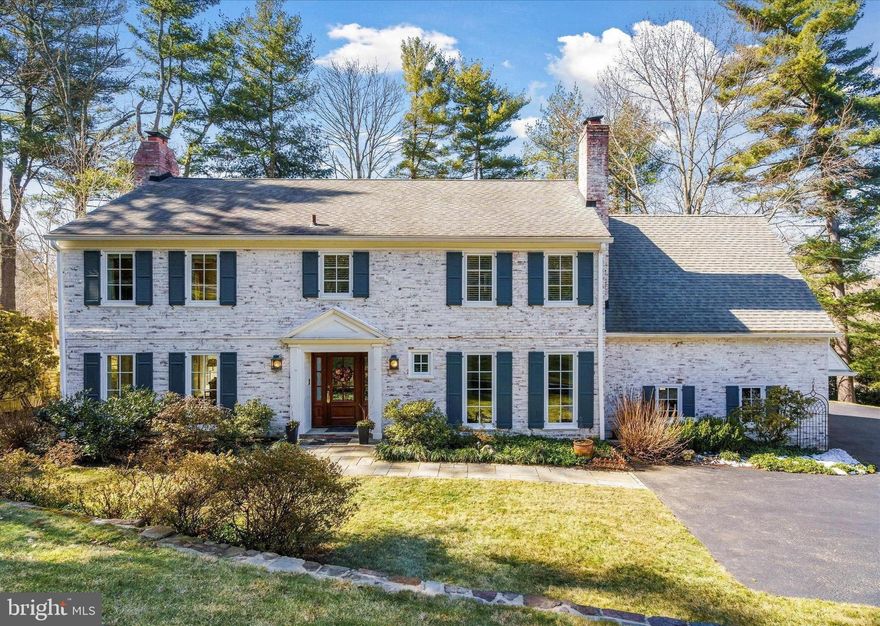 Be sure to watch the full motion video tour! Located on a small cul-de-sac street off of Ithan Avenue, 431 N. Ithan Drive is a classic and timeless 5 bedroom, 3.5 bath brick colonial home that gets noticed.  It offers gleaming hardwood floors throughout most of the home, a gorgeous new kitchen and primary bath, 2 car-attached garage, a home generator and a beautiful rear yard!  This home features 3,553 sf of above grade living space and 1,288 total in the lower level including 530 sf of finished space.  Step inside and to the left of the foyer find a formal living room that is spacious and bright with a wood-burning fireplace. To the right of the foyer lies a private first-floor office with built-in bookcases and a gas fireplace.  Don’t need a first-floor office? This room could also be used as a cozy den or retreat. In the center of the home is the elegant dining room appointed with chair rail moldings. While formal on its own, it is also nicely located in the center of the living room, kitchen, and family room. To the right of the dining room, you will find a gorgeous kitchen that was completely and thoughtfully redone about 3 years ago to include a lovely eat-in seating area with bay windows looking out to the rear yard, an abundance of rich white cabinets, a mahogany coffee bar, large island with seating for 3, quartz countertops, and high-end appliances including a Bosch double oven, Bosch under-counter microwave and Wolf cooktop with commercial range hood.  Open and visible to the kitchen is the sun-filled family room, perfect for informal gatherings and more wonderful views.  Both the family room and kitchen have new 3/4 inch white oak floors.  The family room has French doors that lead to the private covered porch. Off the kitchen is a new laundry/mudroom area with built-in cabinets and access to the 2-car attached garage. Completing this floor is an elegant powder room for you and your guests. Upstairs find a large, primary bedroom suite that is set apart from the other bedrooms and offers two walk-in closets and a BRAND new en suite bath with a frameless shower door, heated floors, lighted medicine cabinets, and double sink vanity.  Down the hall find 4 other nicely sized bedrooms and two full baths. The 5th bedroom at the end of the hall is perfect for a guest or au pair suite (or another private home office) with a double window and a peaceful view across the valley, and can be completely closed off from the rest of the home with private or hallway access to the 3rd full bathroom!  Leading from the covered porch is a meandering flagstone patio and a level, serene rear yard to enjoy many outdoor meals and gatherings, a large custom-built fire-pit area with boulder seats. Downstairs find a cozy finished space with a gas fireplace and wet bar plus a large unfinished room area for all your off-season storage.  Other than for the original Marvin windows in the family room, all windows have been replaced by the current owner with beautiful, wood casement Pella windows and no-see-um screens. This location is wonderful as it is only a few blocks to Harriton High School and a short drive to the Bryn Mawr, Villanova, and Gladwyne shops, Suburban Square, King of Prussia, and many major roadways. Plus you can even walk to Ashbridge Park with its delightful playground and walking trails.  Schedule your tour today as this is not one to be missed! Note: Above grade sft pulled from a very recent appraisal. Total square footage pulled from county records. Buyers should verify square footage at their discretion.