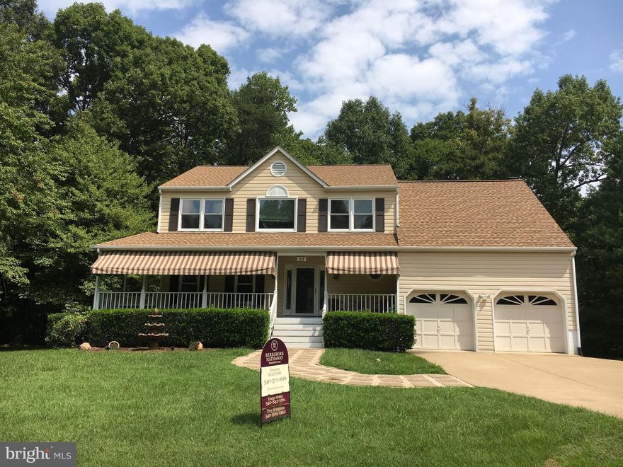 New Improved Price!  Spacious Colonial on almost a half acre in a cul-de-sac that backs to woods! Highly desirable location that is convenient to everything! Excellent area for commuters, NEW Roof, NEW HVAC, NEW Windows, NEW Cooktop, NEW Faucets, NEW Sliding Door, Granite Kitchen Counters, Legal 5th Bedroom, 2 Fireplaces, Newly Painted Decks. Amazing value...Take a look today! Not to be Missed!