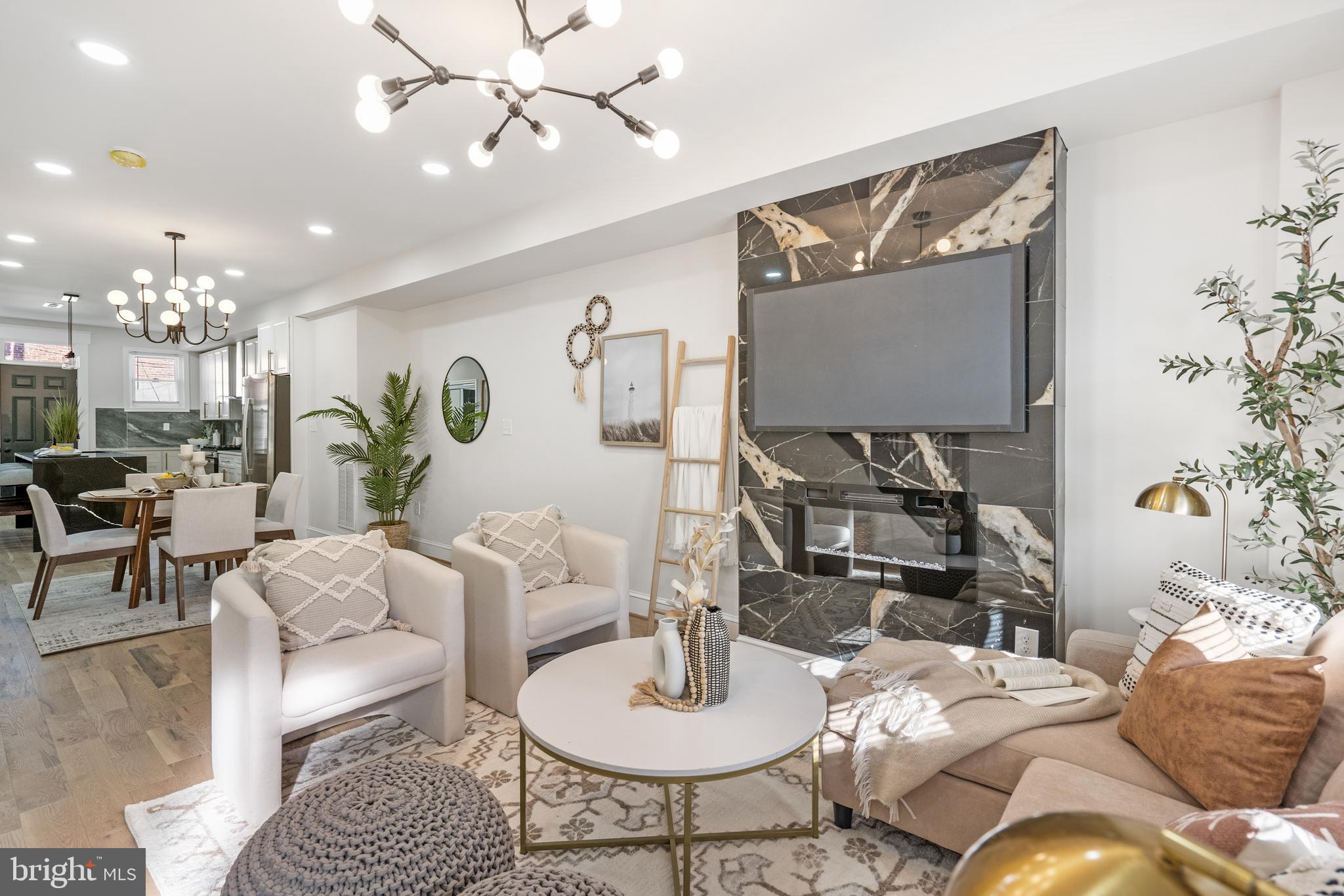 Welcome to 2218 W. Saratoga Street, a beautifully renovated rowhome in the heart of Baltimore City! This 3-bedroom, 2-bathroom home blends modern finishes with classic charm, offering an inviting space perfect for comfortable living and entertaining. The main level features an open floor plan with gleaming hardwood floors, recessed lighting, and abundant natural light. The living and dining areas flow seamlessly into the updated kitchen, complete with stainless steel appliances, quartz countertops, and ample cabinet space.
Upstairs, you’ll find three generously sized bedrooms with plush carpeting and an updated bathroom. The finished basement offers additional living space—perfect for a family room or home office. Step outside to enjoy your private fenced backyard, ideal for gatherings or quiet evenings. With proximity to major highways, public transportation, and all that Baltimore City has to offer, Qualifies for up to 15k in BALTIMORE CITY grants! home is a true gem.
Schedule your showing today and make 2218 W. Saratoga Street your new home!