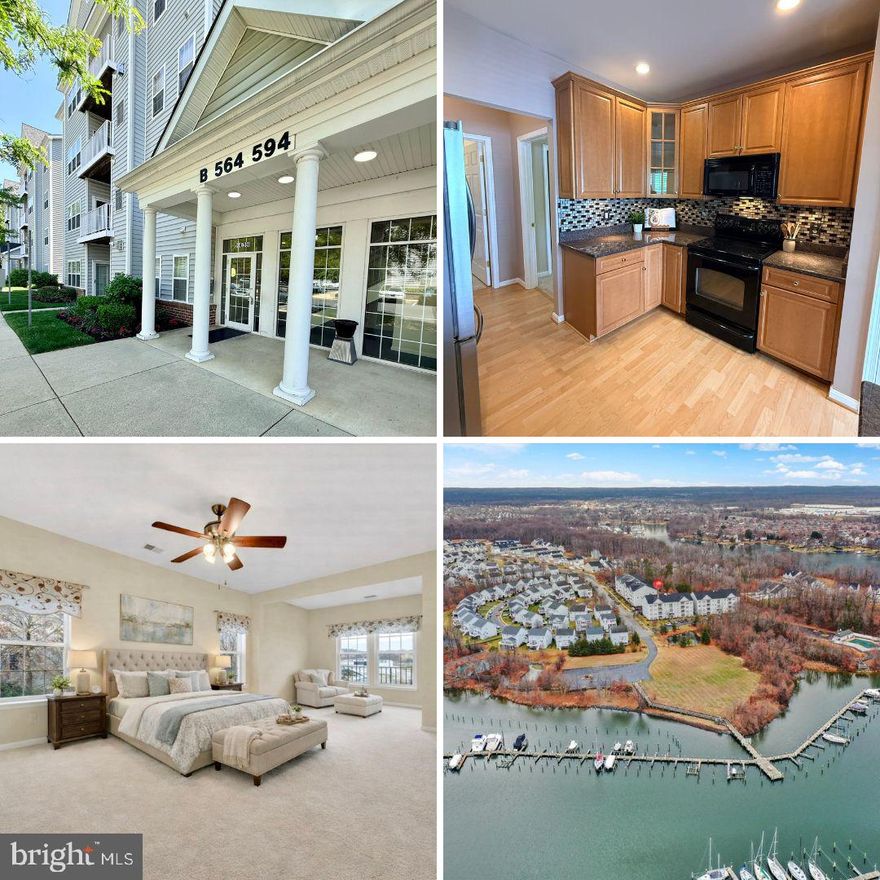 Your Chesapeake lifestyle at a new price! Set within the water-oriented Hopkins Landing community in Essex, this spacious 2-bedroom, 2-bath condo offers 1,544 square feet of effortless living. Even better, the front foot fee is paid through the end of 2026, offering immediate value and peace of mind for the next owner. A home warranty will also convey with the property, providing added confidence and protection for the buyer.

Inside, the home is bright, open, and move-in ready, featuring an inviting floor plan designed for both everyday comfort and entertaining. Crown molding, custom blinds, generous room sizes, and abundant natural light create a warm, polished feel throughout. The living room is anchored by a gas fireplace, flowing seamlessly into the breakfast area, kitchen, and adjacent dining space—ideal for hosting or relaxed nights at home. An in-unit washer and dryer add convenience and ease to everyday living.

The primary suite offers privacy and comfort with a custom walk-in closet and en-suite bath, while the second bedroom and full bath provide flexibility for guests, a home office, or den. Step onto the private balcony to enjoy morning coffee or unwind after a day on the water. Recent updates include a brand-new water heater and a new storm door, enhancing both efficiency and curb appeal.

Perfectly positioned within the community, this unit offers easy elevator and stair access and is just a short walk to the pool, piers and walking paths.
Hopkins Landing is a water-oriented community featuring over a mile of lighted walking paths with observation platforms, a seasonal pool, two community piers, and nearby marinas. Boat slip is available for purchase separate from condo purchase upon approval of the property management company.  All of this is just a short drive from waterfront dining, shopping, and major commuter routes including I-695 and I-95, with convenient access to Downtown Baltimore and the surrounding Baltimore area, as well as Towson and Timonium.

A rare opportunity to enjoy a water oriented community amenities — without the cost of direct waterfront ownership.

Buyer to independently verify all listing information.