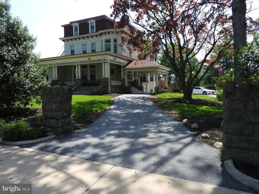 Investment opportunity in prime location, Borough of West Chester.  Totally updated and well maintained converted Victorian grand residence to an impressive 9 unit apartment building with 15 off street parking spaces and 7 one car detached garages.  1 of the garages is rented, 6 garages are not rented, additional rent for new buyer is available for 6 garage rentals.  Many new improvements include new kitchens, bathrooms, flooring, individual heat for each unit.  88 new windows, new roofs, new driveway and interior & exterior painting of property.  Of the 9 apartments, two have a student rental permit, the other 7 do not.  Includes 6 one bedroom, one bath apartments, 1 studio apartment, 1 two bedroom, 1.1 bath apartment and 1 four bedroom, two full bath apartment. Income and expense sheet is available for downloading.