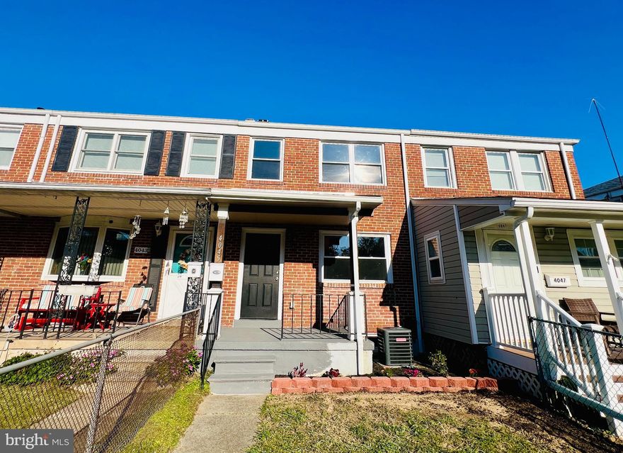 Stunning 4 Bedroom, 2 Bath Updated Townhome in Dundalk!
This beautifully updated home is truly move-in ready. Freshly painted throughout with brand-new carpet in all bedrooms and the upstairs hallway. Both bathrooms have been refreshed with new fixtures and vanities. The gorgeous kitchen features stainless steel appliances, stone countertops, a breakfast-bar peninsula, a 5-burner gas stove, and a built-in microwave. The open-concept main floor offers gleaming floors and recessed lighting throughout—perfect for modern living. Additional highlights include a large deck off the kitchen and a spacious rear parking pad. This home is move-in ready! Requirements: 650+ credit score, pets allowed on a case by case basis, no smoking.