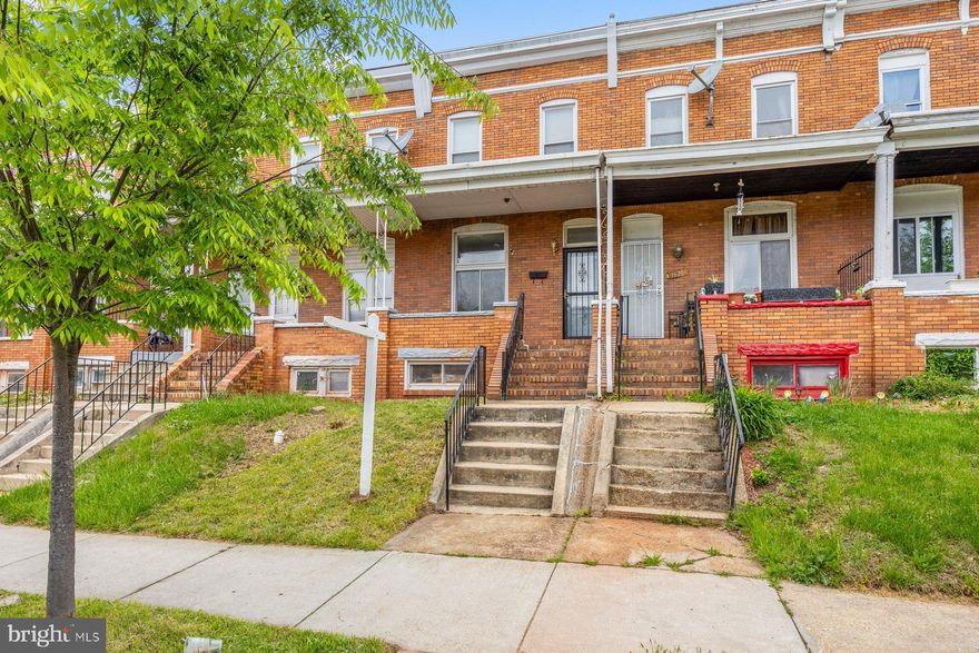 Great opportunity in Baltimore City’s Coldstream Homestead Montebello neighborhood! This 3-bedroom, 2-bath brick rowhome is currently set up as a single-family home but offers excellent potential for additional income or future flexibility. Featuring a functional layout and solid structure, this property is perfect for a homeowner looking to build equity or an investor seeking their next rental or value-add project. With two electric meters already in place, there is potential for multi-unit use (buyer to verify). The home also includes  basement area and is conveniently located near major commuter routes, shopping, and local amenities. Priced to sell and full of potential—don’t miss this opportunity!