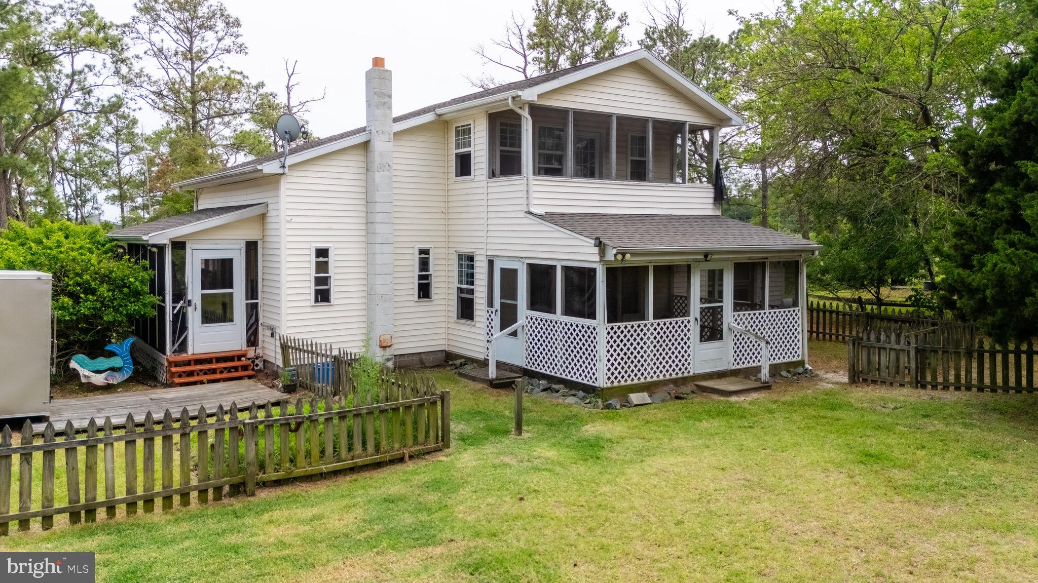 Welcome to your island retreat in Chance, Maryland—a true nature lover’s paradise just steps from the Tangier Sound and a short boat ride to the Chesapeake Bay! This beautifully updated 3-bedroom, 3-bathroom home features a desirable first-floor primary suite, with two additional bedrooms upstairs—each offering extensive closet space.
Enjoy the outdoors year-round with three private screened-in porches, perfect for morning coffee or evening sunsets. The property also includes two oversized sheds—measuring 12x24 and 12x20—ideal for storage, hobbies, or even a workshop.
Inside, you’ll find fresh paint throughout and brand-new heating and cooling systems, making this home completely move-in ready. Whether you’re looking for a weekend getaway or a peaceful full-time residence, this charming coastal retreat offers it all.
As a bonus, the community offers a private beach and boat access, giving you easy entry to the Bay’s best adventures right from your own neighborhood. Don't miss your chance to own this one-of-a-kind property in a tranquil, waterfront setting.
Bonus fun: Keep an eye out—you might just spot a hidden Mickey during your tour!
