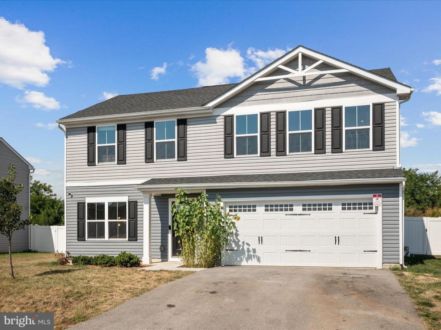 Welcome Home! Just a few years young, this beautifully maintained home is move-in ready and waiting for its new owners. The open-concept floor plan is ideal for entertaining and hosting gatherings, offering plenty of space to spread out and enjoy. A versatile bonus room or home office is conveniently located on the main level near the two-car garage — perfect for remote work or hobbies.
Upstairs, you'll find four generously sized bedrooms and fresh interior paint throughout, creating a bright and inviting atmosphere — truly a blank canvas ready for your personal touch.
Step outside to your private backyard retreat! The sellers have added a spacious patio and privacy fence, and with no rear neighbors — just peaceful trees — it’s the perfect place to relax. Two storage sheds also convey, giving you plenty of extra space for tools, toys, or seasonal items.