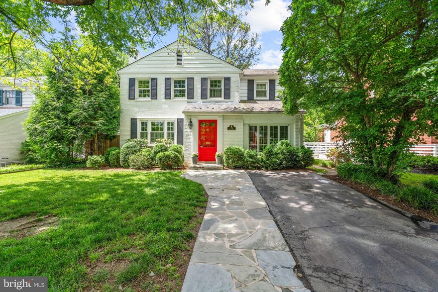 Open houses cancelled. Home now  under contract. // Tucked away in the heart of Bethesda's desirable “Westbrook Neighborhood” (Yorktown Village), this 4 BR/3.5 BA Colonial is beautifully updated and expanded for today’s lifestyles. Featuring sun-filled spaces with oversized windows and skylights, an open kitchen/family room, a renovated main-level powder room, as well as quintessential details like crown moldings, hardwood floors, and built-ins, its freshly painted interior and stunning new light fixtures beckon to those who desire the perfectly sized house in the perfect location.

Curb appeal abounds with a landscaped front yard featuring mature boxwood bushes and a handsome flagstone walkway. This bright and cheerful home enjoys a center-hall entryway leading to the gracious living room with a charming fireplace and built-ins, as well as to a study boasting floor-to-ceiling windows. The formal dining room enjoys French doors to the renovated chef’s kitchen, which is highlighted by a center island with a breakfast bar, granite countertops, stainless steel appliances, and wine storage. Offering an abundance of natural light, the family room has skylights and sliding glass doors to the rear patio with a built-in firepit. This setup is perfect for dining al fresco and entertaining. Magnificent mature trees line a fresh cedar fence around the back and side yards, creating the utmost privacy. A conveniently located first-floor mudroom/laundry room allows for side entry and storage of backpacks, sports equipment, and pet supplies, within reach of an oversized washer and dryer.

Upstairs, the spacious primary bedroom has an updated en suite full bath. There are two more bedrooms, a full hall bath, and an attic above for ample storage. The renovated lower level features a fourth bedroom with a full bath, a recreation room, and additional storage. Other amenities include an attached driveway for private, off-street parking and play, as well as a rear storage shed. Square footage is estimated and calculated by an independent third party; information is deemed accurate but not guaranteed.
Westbrook Elementary, Westland Middle, and B-CC High schools serve the neighborhood. Even better? Inbounds for Little Falls Swimming Club. 

Named one of Bethesda Magazine’s “Great Neighborhoods,” the “Westbrook Neighborhood” is a well-established community. It continues to delight residents decade after decade with its Fourth of July and Halloween parades, block parties, and other community events. 5018 Allan Road is a short stroll to the neighborhood gem Millie's, the hometown butcher at Wagshal's, and sidewalk dining at Pizzeria Paradiso and Compass Coffee, Crate & Barrel, and the Spring Valley Shopping Center. Just a mile or so to the Friendship Heights Metro and all its conveniences, dining, shopping, Amazon Grocery, medical offices, Whole Foods, and more.