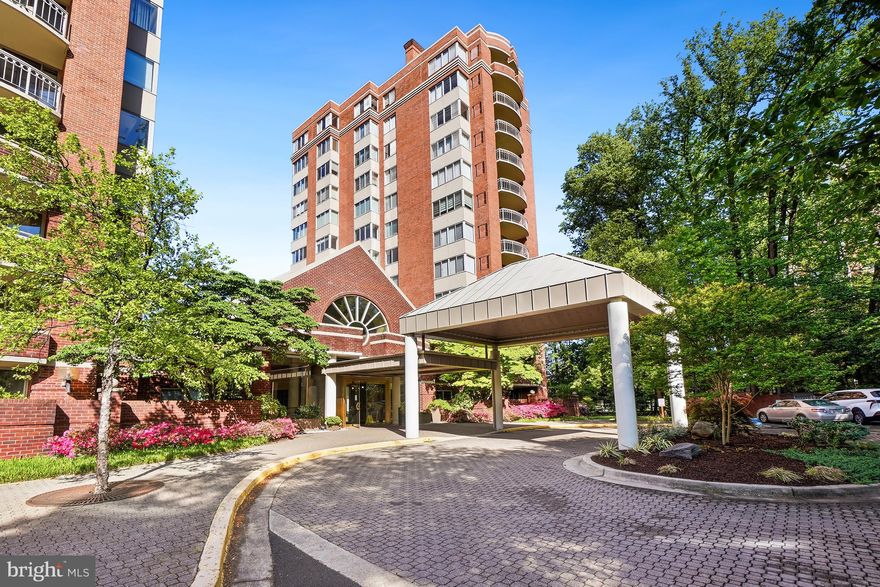 Discover a luxurious lifestyle in this stunning 2-bedroom, 2-bathroom residence located in the prestigious Fallswood community. This contemporary high-rise unit, beautifully renovated boasts an open floor plan that blends the dining and living areas, perfect for entertaining or relaxing. The gourmet kitchen features upgraded quartz countertops, cabinet organizers, and high-end appliances, including a built-in microwave and wall oven, ensuring culinary excellence.  Two updated bathrooms, wide plank flooring, and fresh new carpet add comfort and style throughout. Step out onto your private balcony to savor serene views or take advantage of the community amenities, including a sparkling outdoor pool, tennis courts, grills, outdoor lounging areas and a well-equipped exercise room.  Quick access to Pike & Rose and the Metro, shopping, grocery stores, restaurants and transportation.