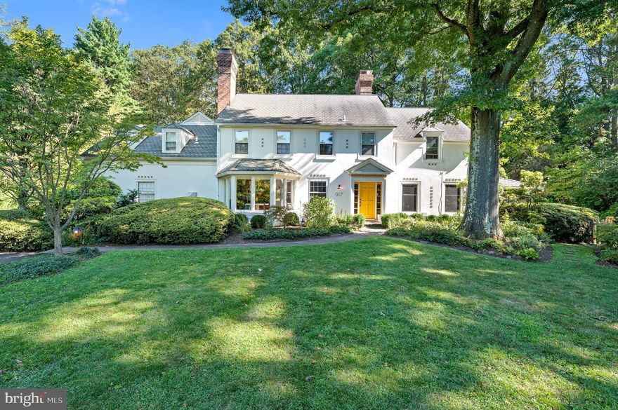 Nestled in a perfectly positioned cul-de-sac in a quiet neighborhood, 917 Sorrel Lane offers a wonderful blend of timeless elegance and modern luxury surrounded by lush green landscape with pin point outdoor lighting surrounding the home.

Step inside to discover original hardwood floors throughout the home designed
for both family living and indoor and outdoor entertaining with 5 bedrooms
and 4.1 bathrooms.  Upon entrance to the foyer on the right you will descend into the living room with original wood beamed ceiling and wood burning fireplace.  From here, you can enter the screened in porch that overlooks the pool area.

Back inside and down the hall you will find the large sun filled dining room
with wood burning fireplace. Enter the kitchen that overlooks the private backyard and vine covered pergola patio. Convene at the island or breakfast area with wood burning fireplace. Easy entrance to kitchen from 2 car garage.

A brick hallway will lead you to the family room with a wood burning fireplace
and sliding glass doors lead to the patio.  A staircase in the hallway leads to
the second floor with a sky light.

Front foyer and front staircase ascend to 2nd floor where you will find the privately placed primary suite with 2 walk-in closets, a wood burning fireplace and an updated en-suite bathroom.  Down the hall you will discover 4 ample sized bedrooms, 1 en-suite updated bathroom, 1 updated Jack and Jill shared bathroom with sky light, and 1 bathroom in hallway.  Also on this floor is updated laundry room that could be used as a 6th bedroom.  A staircase in hallway
leads to an attic and cedar closet.  

The basement, accessed near the kitchen, is currently used for storage but 
also has stone walls, plumbing and a wood burning fireplace.

Venture outside to your own private sanctuary.  A landscaped backyard with outdoor lighting offers el fresco dining in the vine covered pergola with blue stone patio,  Beyond the red gate and privacy wall is the newly tiled swimming pool.  A attached to home outdoor basement conveniently contains pool equipment and accessories. A full service, entire home generator.  

Residents have full access to Idlewood Farms.  Close to the village of Gladwyne and the newly opened McCaffrey Supermarket, Gladwyne Pharmacy, Gladwyne Hardware, and Gladwyne Free Library.  In less than 30 minutes you can drive to Philadelphia Airport, 30th Street Station, and King of Prussia Town Center.