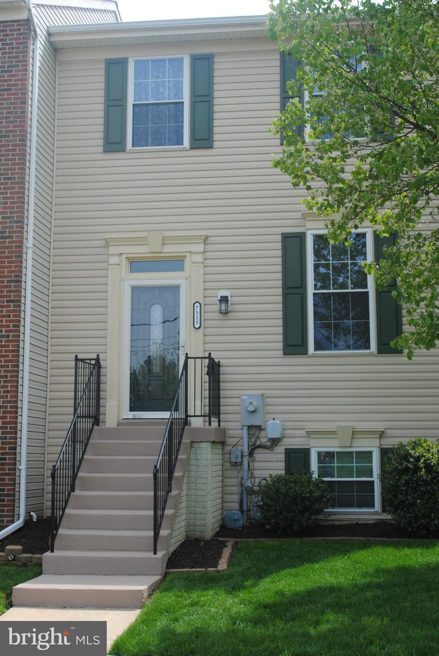 Established Neighborhood! Small Subdivision! 4 bedrooms, 2 full and 2 half baths! Large End unit!! Walking into the Living room you will love the gleaming hardwood floors and open layout.  Skylights, Fireplace, ceiling fans, deck off the breakfast room, sliders from the family room lead to the patio and private back yard.  Seller will help with closing costs!