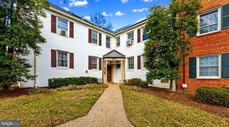 Welcome to 8333 Grubb Road, Unit 202. This  tastefully updated and freshly painted 1-bedroom, 1-bathroom condominium  seamlessly blends classic design with modern updates, offering a comfortable and convenient lifestyle. 
The living room dining combination is spacious and  perfect for both relaxation and entertaining. Upgraded flooring throughout adds a modern twist to the space. The open kitchen is equipped with a gas range, built in water filter, updated fixtures, new cabinetry, granite countertop and a Bosch dishwasher. The generously sized bedroom features double closets, providing ample storage, while the renovated bathroom has newly tiled bath and floor and modern vanity. Two window unit air conditioners* come with the condo. There is also the possibility to build a loft in the above crawl space and expand the units square footage.
This unit includes one assigned parking space, ensuring convenience for residents. 
The community is pet-friendly and offers on-site laundry facilities. The condo fee covers all utilities—water, gas, and electricity—simplifying your monthly expenses. 
Ideally located between Downtown Silver Spring, Bethesda and the DC line and 1 Block to bus line to the Metro. Enjoy the convenience of having  the Rock Creek Shopping Center right next door! One of the neighborhood's greatest amenities, it features 3 restaurants including the iconic Parkway Deli, grocery store, valet, Gym, hardware store and more.  Nature enthusiasts will appreciate the proximity to Rock Creek Park, perfect for outdoor activities. 
Don't miss the opportunity to own this delightful condo that combines comfort, style, and an unbeatable location.
* annual fee for window units is $160/per unit