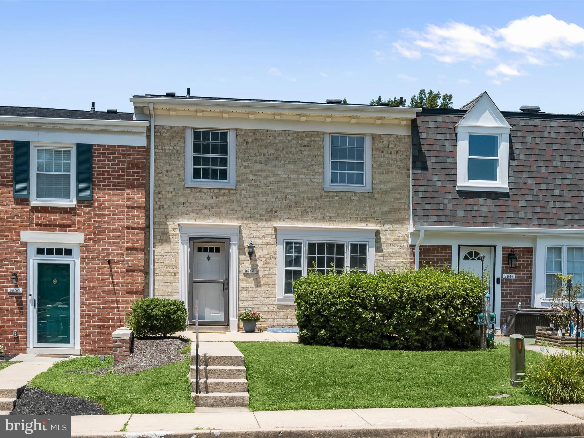 Beautifully updated brick-front townhouse offering 2 spacious bedrooms and 2 full baths. The main level features fresh paint and new flooring throughout the open living and dining areas, along with a fully renovated kitchen 2025 showcasing crisp white cabinetry, quartz countertops, stainless steel appliances, a glass top range, and a sleek pull-down faucet. A second full bath on the main level adds convenience. Upstairs, both bedrooms offer new carpet, fresh paint & new windows, complemented by a tastefully updated full bath. The finished lower level includes a cozy family room with new carpet and paint, plus a large laundry and storage area. New electrical panel 2025, New roof 2023 and new HVAC 2023. Step outside to your private patio and enjoy access to the community swimming pool. Located in vibrant Laurel, just minutes from shopping, dining, entertainment, and major commuter routes. THIS PROPERTY IS NOT FOR RENT. Requires cash or conventional 10% down or higher financing - verify with your lender.