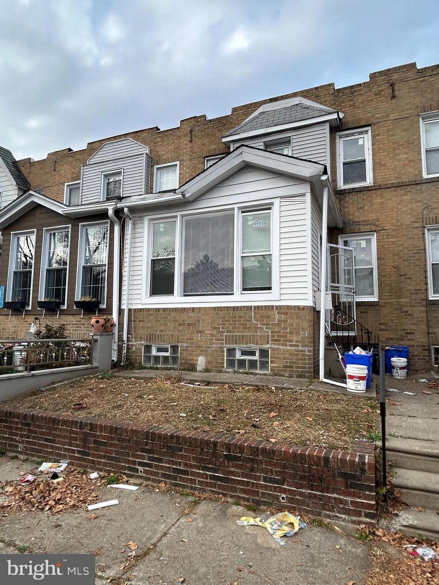 Welcome to this fully renovated stunning Rowhouse in the NORTHWOOD neighborhood. This is such a convenient location, with the Market/Frankford El station just blocks away.  Step into the living room you will see beautiful new waterproof woody flooring guide you to the gorgeous kitchen, brand new cabinets and countertop.  Upstairs offers 3 nice-sized bedrooms with fresh new paint room to room .  Huge Giant Extra Large Rear Yard Great for Family gatherings, BBQ, or could be a garden for your enjoyment.