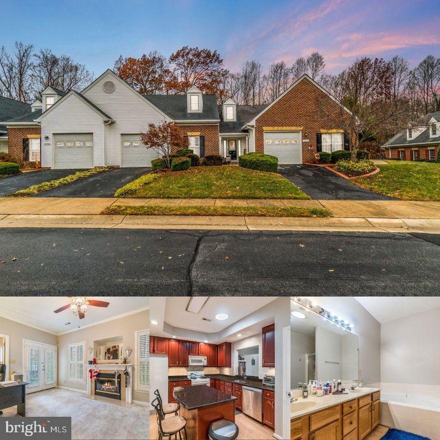 Amazing find! 2 BD Villa in Salem Fields. New kitchen with refaced cabinets, granite counter tops, and gourmet island. New HVAC and hot water heater. Laminate wood floors in kitchen and in bathrooms. High ceilings. Gas fireplace in the family room. Home backs to trees and has a large fenced in yard with a patio. Nearby shops, dining, entertainment and Spotsylvania Towne Centre. Easy access to I95.