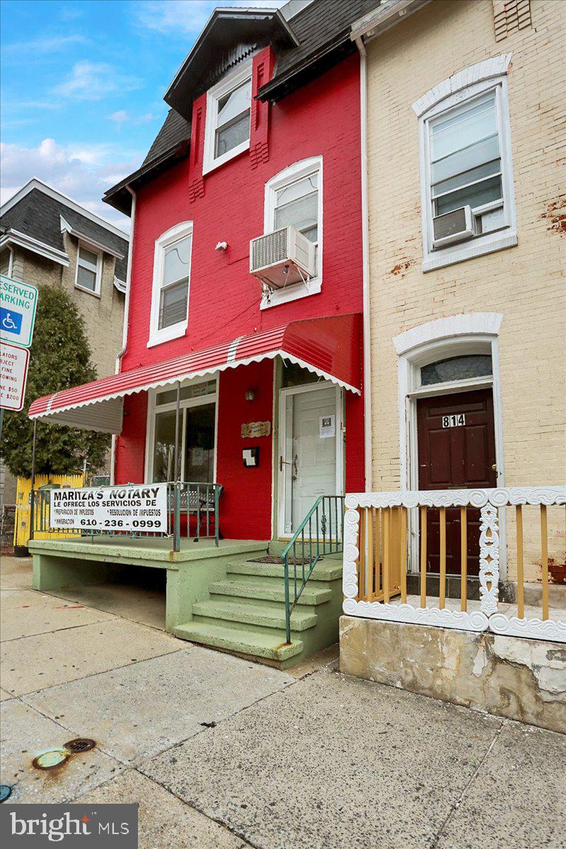 Great opportunity to own a well maintained semi-detached building with many possibilities. The first floor is currently a business with a waiting area, office space, full remodeled bathroom and a full remodeled kitchen. The space will be vacant soon. The floor plan could be the front as a bedroom, the middle area as a living room and enter to the eat in kitchen. The second floor is a 3 bedroom tenant occupied unit that has a month to month lease. This unit has been remodeled with new flooring, a huge private bathroom with a tiled shower, a large bedroom ,a nice updated kitchen and a spacious living room. The third floor has 2 bedrooms that are spacious and have new flooring. Most of the windows have been replaced in 2021. The electric has been separated, city permit pulled and approved. . There is a side yard area that has new fencing that also has many possible uses. The basement is dry, has a laundry hook up, there is lots of room for storage or supplies and has a Bilco entrance. The main level floor plan plus the zoning permit approval information is available in Bright documents. This wonderful property is move in ready for your own business, use as a 2 unit, work in one and live in the upper unit, whatever meet your needs.