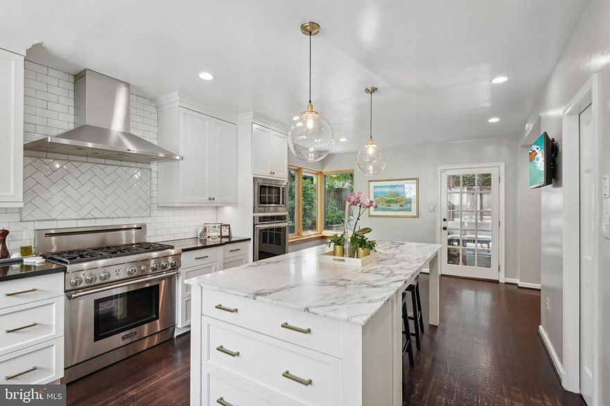 A rare find in the sought-after Brookmont neighborhood.  This all brick well-kept home was fully renovated in 2013 and features 5 fireplaces, a large renovated kitchen, generous pantry, wet bar and updated owner's bathroom.  The 4 generous bedrooms and 3 full/ 2 half baths afford ample living space and a huge private office in back for work-from-home.  Other highlights are laundry on the second floor and a built-in hot tub.  The deep driveway and attached 1-car garage provide plenty of storage opportunities.  From the wonderful screened back porch which seamlessly merges the indoor and outdoor spaces, the house elegantly flows into the landscaped private and fenced backyard.  Exceptional access to the Potomac River, walkable to C&O Canal National Historic Park, and Capital Crescent Trail, catering to outdoor enthusiasts and nature lovers. Enjoy nearby amenities like a park, playground, tennis courts, and a weekly farmer's market at the Village Green.  This home is a very special find in a special location