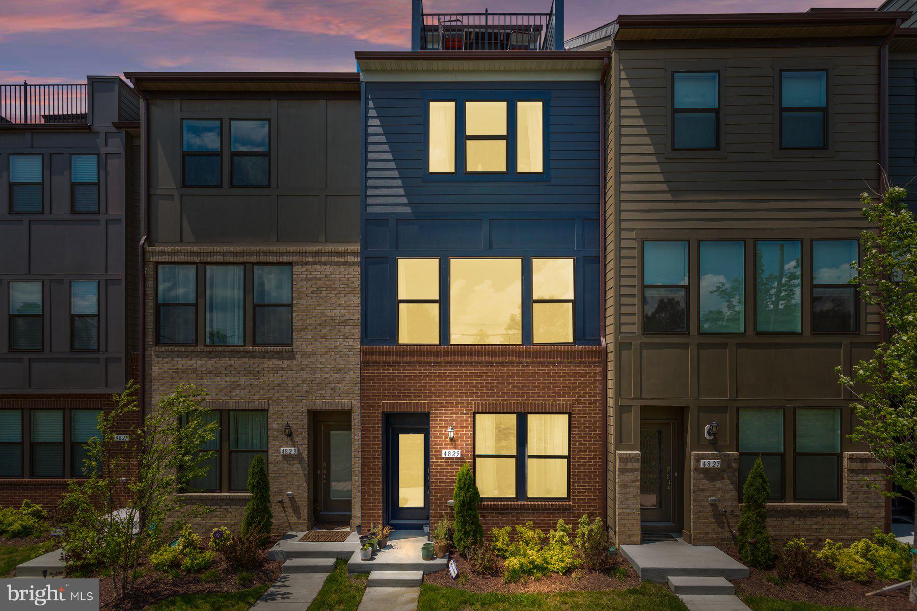 Move-in ready 3BR/3.5BA Townhome located in the desirable Community of Vista Garden Townes. Make your way to the front door of your new home and step inside three-plus spacious floors of living space. The ground floor offers a secondary bedroom with a private full bath featuring a walk-in shower, and gives you access to the one-car garage. The main floor boasts an open floor plan offering tons of natural light, luxury flooring, a half bath, a stunning kitchen, a spacious dining area, and large living room. The kitchen is gorgeous, featuring plenty of cabinets finished with crown moldings, stainless steel appliances including a gas cooktop with a stainless range hood and a single wall oven with microwave, quartz countertops, a deep stainless sink under a window, and a large island with pendant lights and breakfast seating for four. On the second floor is a sizable secondary bedroom with a private full bath, a laundry closet, and a primary sized bedroom with double closets and a private en suite offering a double sink vanity and a walk-in shower. Make your way up to the bonus space featuring a large family room with access to a large roof top deck that looks out over the community. From the kitchen step out onto a cozy balcony that is just above your private driveway and one-car garage. This home is move-in ready with so much to offer new homeowners and is located in close proximity to shopping, restaurants, and commuter routes.
