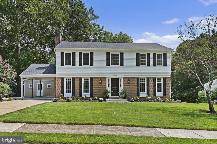 Welcome to 9060 Brook Ford Road, a freshly updated classic colonial nestled on a lush ¼-acre lot in the heart of Burke Station Square. This 5-bedroom, 3.5-bathroom single-family home offers over 2,600 square feet of fully renovated living space, blending timeless charm with modern sophistication.

Step inside to discover brand new luxury plank flooring that flows seamlessly throughout the main level, complemented by fresh designer paint and carefully curated light fixtures.  The heart of the home is a completely renovated kitchen featuring all wood shaker cabinetry with soft-close drawers and doors , gleaming quartz countertops and brand new stainless steel appliances—all framed by elegant brushed gold hardware.  Additional highlights include a stylish mudroom with built-in storage and seating, an open and light filled dining room, oversized living room with built-in custom storage and room for a beverage fridge, and a cozy family room featuring a whitewashed brick fireplace, shiplap accent and rustic wood mantel.

Retreat upstairs to four spacious and light filled bedrooms, all newly carpeted for warmth and comfort. The custom-designed bathrooms are true showstoppers, with premium all wood vanities, quartz counters, statement mirrors, and high-end fixtures.

The fully finished walk-out basement is full of light.  Here you can find the 5th bedroom with new casement picture window, another full bathroom, a recreation/play room and the laundry/utility area!  All opening up to a large brick patio —perfect for relaxing or entertaining in the expansive backyard. 

Don’t miss this rare opportunity to own a turnkey home in an established neighborhood close to parks, shopping, top-rated schools, and easy commuter routes.