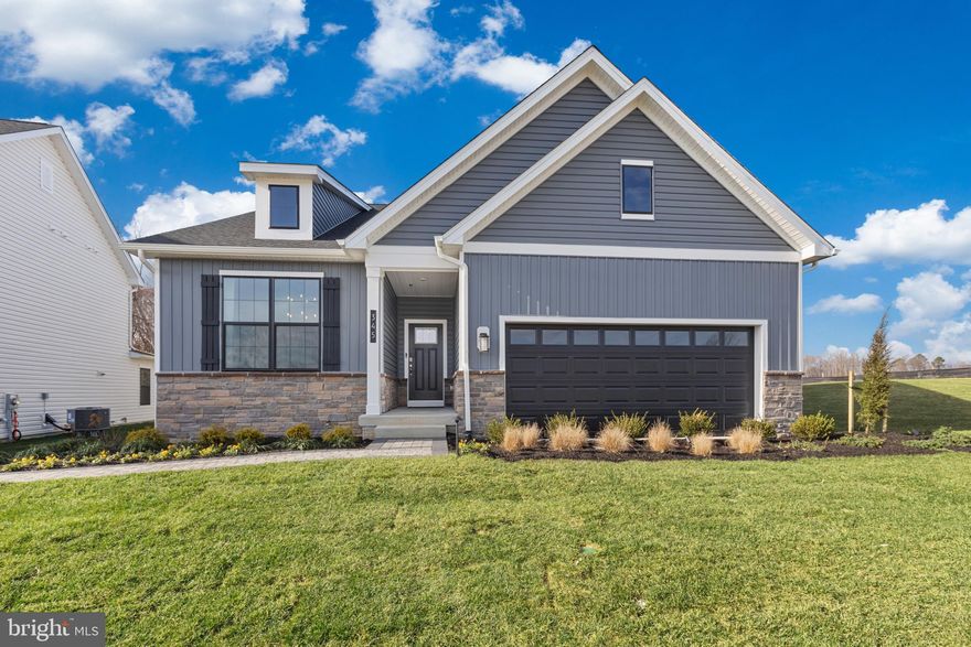 Discover this brand-new 1,748 sq. ft. open-concept home in Pinegrove—La Plata’s welcoming, family-friendly community. Featuring 3 spacious bedrooms, 2 full baths, 9’ ceilings, and a covered back porch, this modern ranch-style layout offers comfort, convenience, and room to grow.

The gourmet kitchen shines with white cabinetry, quartz countertops, stainless-steel appliances, a walk-in pantry, and an oversized island that opens to the bright living and dining areas—perfect for everyday living and gatherings. The private owner’s suite includes a large walk-in closet, double-bowl vanity, and walk-in shower. Two guest bedrooms and a stylish full bath sit at the front of the home, ideal for family, guests, or a home office.

Enjoy a dedicated laundry room with washer and dryer, a two-car garage, included window treatments, and a Smart Home® package powered by ADT.

Pinegrove offers a peaceful neighborhood feel and the opportunity to stop renting and start building equity and long-term wealth through homeownership. Modern living, community connection, and a smart financial future—welcome home