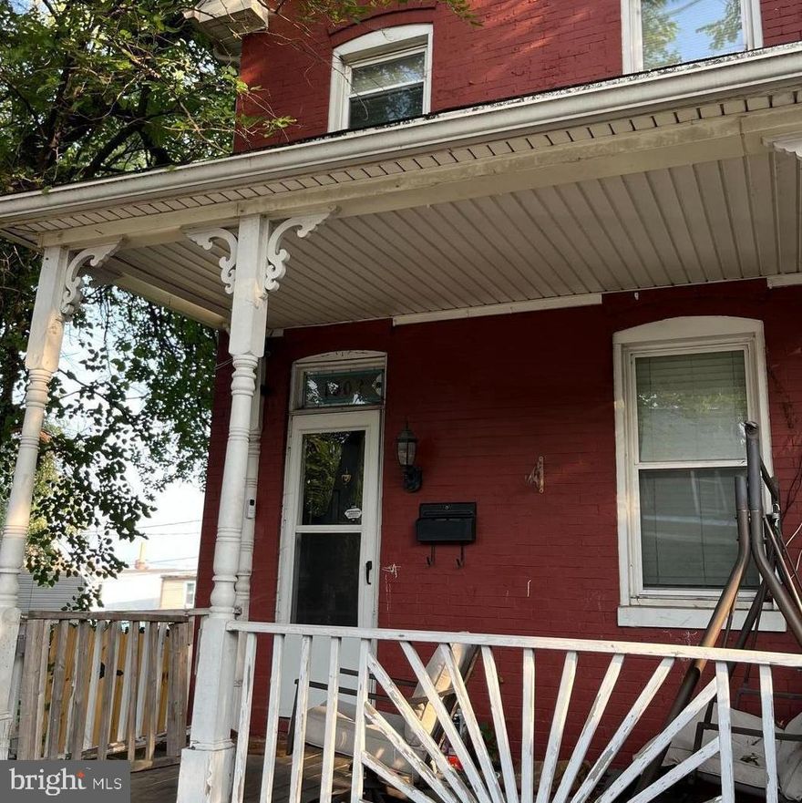 Wonderful opportunity for investor or first time buyer. Nice old Curtis Bay home  awaiting your touch to be transformed to a bright new living space. Good bones needing light renovation to live in , resell or would make a good rental property. There is roughed in bath on first floor. Easy to complete. Nice front porch with harbor view and fenced rear yard with alley access.
Important note: Lot size in public record is incorrect. Adjacent approximate 5,000 sf lot was joined with original to make the lot approximately 7,000 sf. It might be possible to separate and develop that lot or enjoy a nice flat oversize yard.
Please note: Was under contract but buyer unable to perform. No issue with appraisal or property condition.