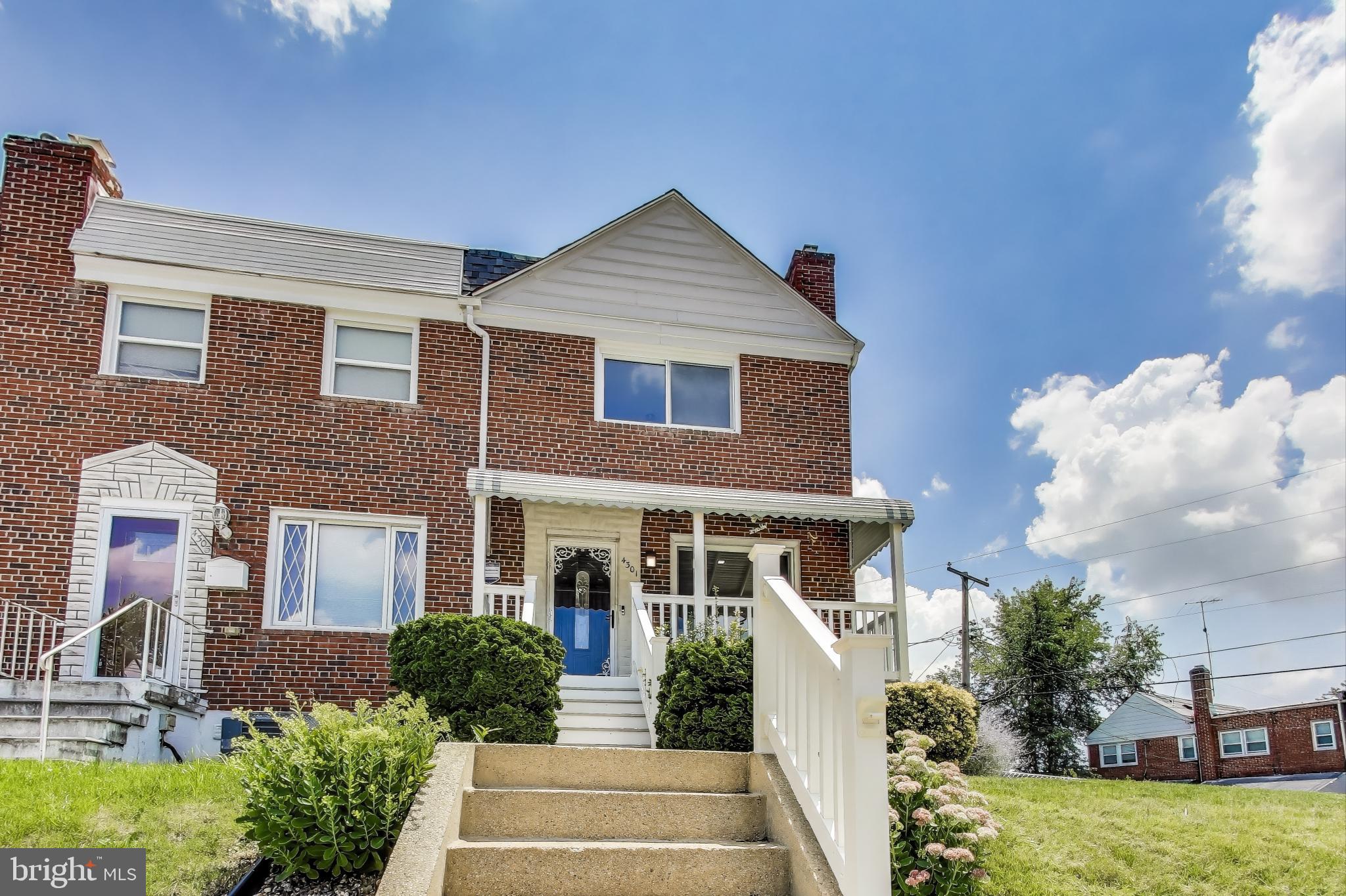 Dreams Do Come True! Closing help available to Help Start your story at 4301 Roberton Avenue. Newly renovated. Where timeless charm meets modern luxury. This fully renovated end-of-row brick Colonial townhome isn’t just a house—it’s the start of your next chapter.
As you approach, you’ll be greeted by mature landscaping and flourishing rose bushes that frame the freshly finished front porch, creating a sense of warmth and welcome. Step inside to discover a sun-drenched living space where beautifully refinished natural hardwood floors and elegant details like crown molding and chair rails set the tone for refined living.
The heart of the home is the chef-inspired kitchen, thoughtfully designed with quartz waterfall countertops, a jumbo refrigerator, five-burner gas stove, and smart stainless-steel appliances. The bonus breakfast bar offers extra counter space and makes entertaining effortless.
There is one Generously sized Bedroom room on the main level. Whether you dream of a home office, media room, or guest suite, this space adapts to your needs.
Upstairs, two more generously sized bedrooms provide peaceful retreats, all with ample closet space and ceiling fans. The luxurious full bath features sleek modern finishes.
The fully finished walkout lower level has the kitchen and adds versatility with a spacious half bath, and laundry area with brand-new washer and dryer.
Out back, the large fenced corner lot is a true oasis. Relax under the covered patio, surrounded by mature trees and blooming roses, or host summer gatherings in your private backyard. There’s even potential to convert part of the patio into a rear parking pad for added convenience.
With a newer roof, HVAC, windows, and mechanicals (all updated within the last 5 years), this home is completely move-in ready. Its prime location offers easy access to major thoroughfares, parks, dining, shopping, and community amenities. Yes! Dreams Do Come True! You've found your new home. Claim it Now
Closing help available! Don’t forget to ask about “Live Near Your Work” credits and other grant opportunities.