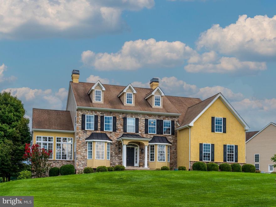 What an opportunity to own this exquisite 5 BR 4.1 Bath home boasting over 7,000 sq ft of finished living space!  Painstakingly crafted throughout the entire home, the luxury appointments are visible at every turn.  Enter into the amazing 2-story foyer which showcases a dramatic turned staircase and custom molding with coffered ceiling.  Professional Office and Formal Living Room flank the foyer.  Formal Dining Room is open to the Living Room and both access an expansive Florida Room with walls of windows and vaulted ceiling!  Gourmet Kitchen is sure to impress with GE Profile stainless appliances, large center island, beverage fridge, wine cooler, Breakfast Room and stunning views of the private rear yard.  The kitchen is open to the Great Room with soaring 2-story coffered ceiling, dramatic windows overlooking the rear patios and a cozy fireplace.  Upstairs, the Primary Owner's suite is truly breathtaking...it features a Sitting Room, 2 large walk-in closets, tray ceiling and spa-like bath!  A princess suite down the hall has its own bathroom and 2 additional spacious guest bedrooms share a Center Hall bath.  Fully finished lower level with unrivaled appointments is showcased with a full bar, custom hardwood floors, 2nd Family Room, 5th Bedroom, Full Bath, Craft Room with island and extensive cabinetry, and a cozy gas fireplace, walkout to the custom paver patio with sweeping views of the Chester County farmland...perfect for entertaining!   Award-winning Avon Grove School District, 3-car garage, the list just goes on and on....must be seen to be appreciated!