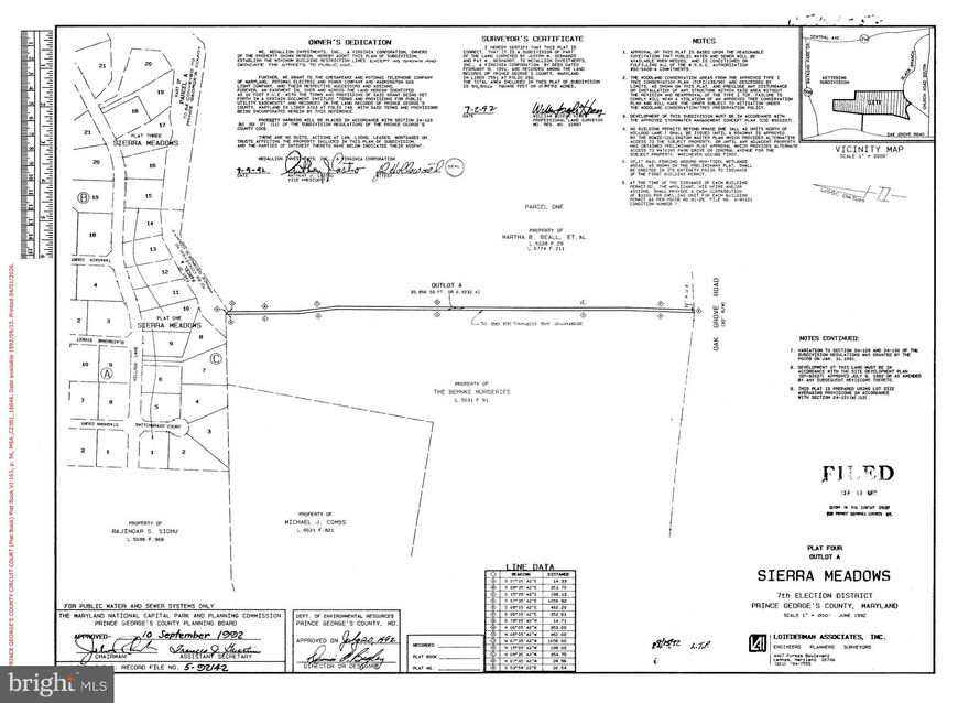 Rare opportunity to own nearly an acre of prime residential land in the sought-after Sierra Meadows community of Upper Marlboro! This 0.82-acre lot, zoned RE (Residential Estate), offers the canvas to build your custom dream home in one of Prince George's County's most desirable neighborhoods. Surrounded by beautifully appointed homes and lush natural scenery, this parcel delivers the peaceful suburban lifestyle you've been searching for — with the convenience of being minutes from major commuter routes, top-rated schools, shopping, and dining. Just 0.7 miles from Perrywood Elementary and a short drive to Washington, D.C., this is your chance to plant roots in a thriving community where land this size rarely comes available. Buyer to verify utilities and conduct due diligence. Don't miss this exceptional build opportunity!