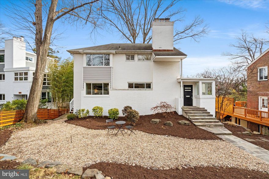 A Mid-Century Modern Dream in Alexandria! Discover 2917 Argyle, a rare and stunning International Style residence - designed by renowned architect Joseph Abel - that perfectly balances iconic design with modern luxury. Ideally situated on a cul-de-sac, this 4-bedroom, 3-bathroom jewel is an architectural sanctuary, featuring the clean lines and expansive glass synonymous with the MCM movement. The main level features a mudroom, a large living room with a fireplace, a separate dining room plus an office. You’ll love the spacious kitchen addition with a large island, double ovens and pantry. A convenient main-floor full bath and access to the deck and yard are just off the kitchen. The upper level is thoughtfully designed for comfort, boasting three spacious bedrooms and two full bathrooms, including a serene primary suite with its own private bath. Every bathroom in the home is a spa-like retreat, upgraded with luxurious heated floors. The lower level recreation room with wood burning fireplace is a cozy retreat - great for movie nights or hosting friends for the big game. A fourth bedroom is the perfect guest space, and the large sun room is perfect for extra living space or even a gym! The utility area is great for storage, and a separate storage/work room is perfect for tools and your gardening needs. You will love the Monticello Park neighborhood - walk to the park or even to Del Ray! Minutes to Reagan National Airport and close to I-395, this is a commuter's dream! Welcome Home!