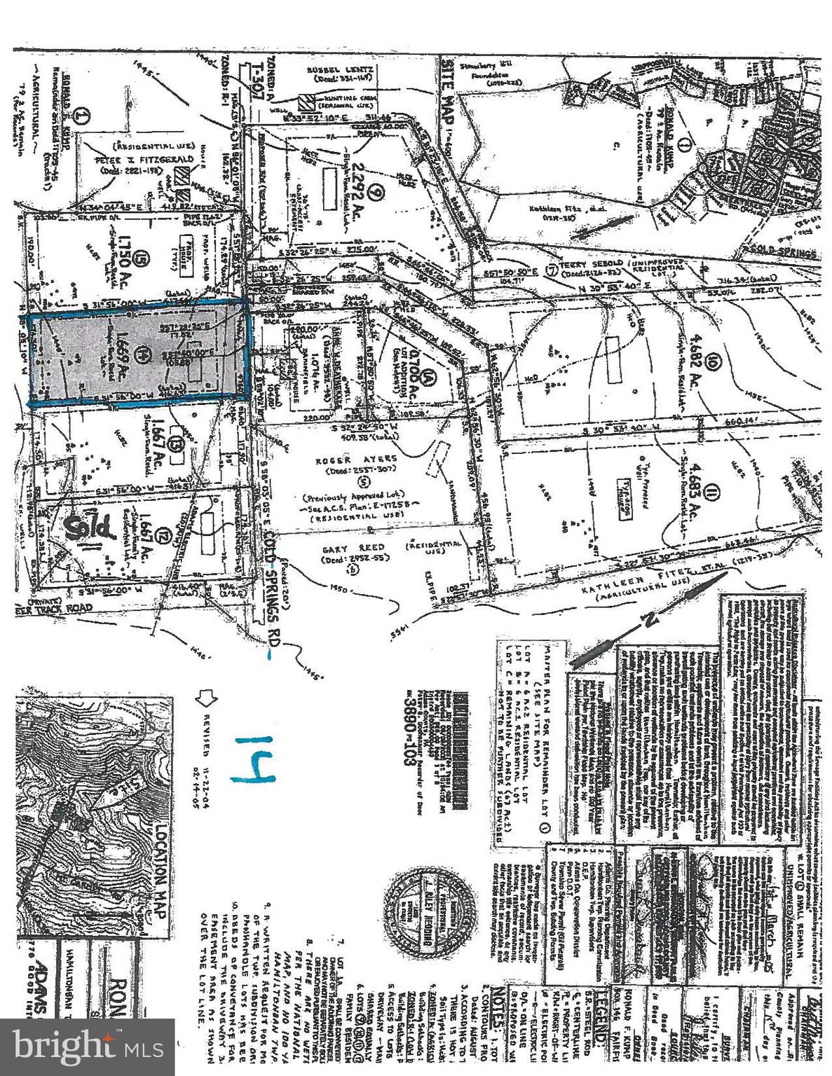 Lot 14 COLD SPRINGS ROAD