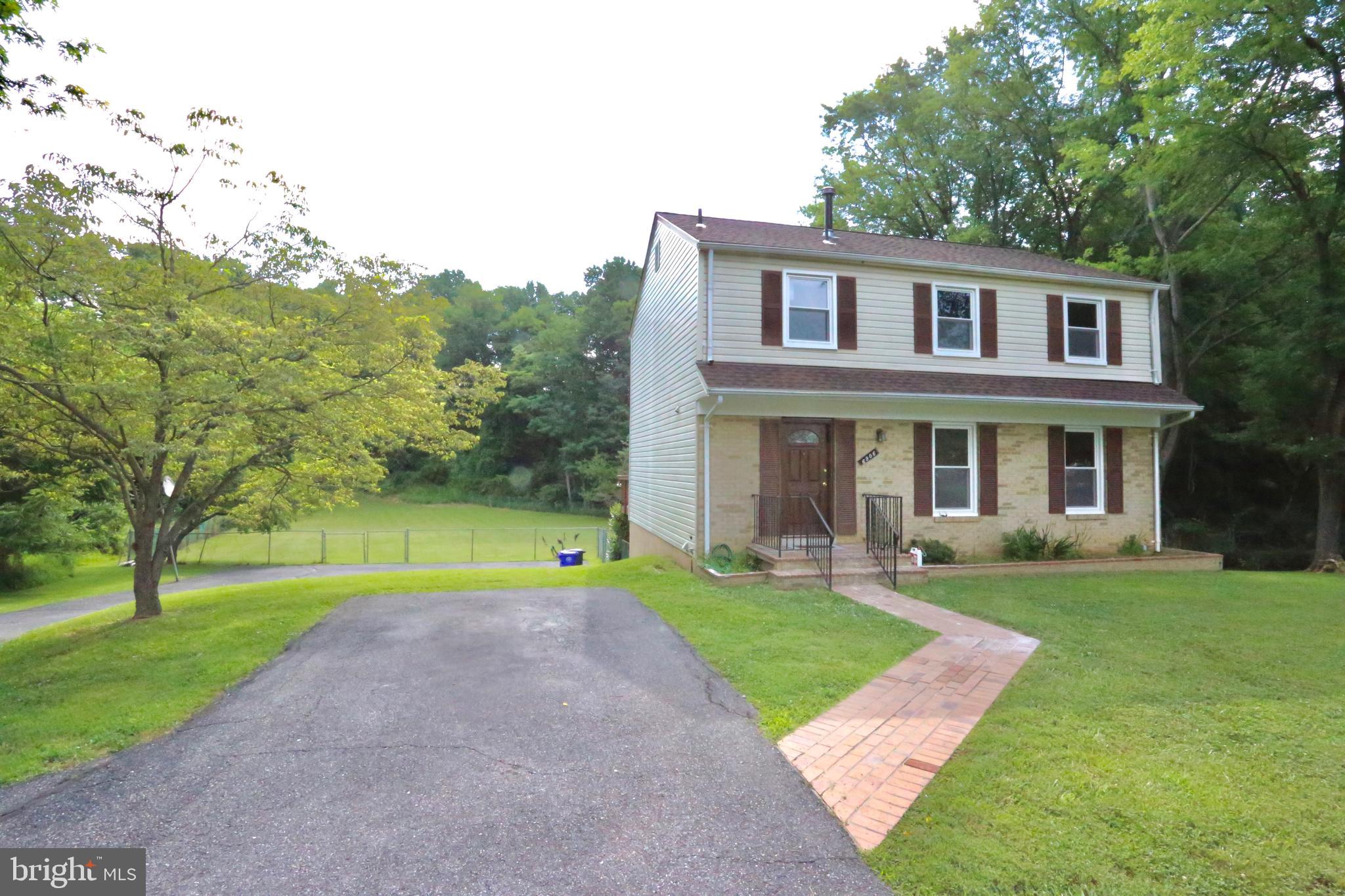 Wonderful home in quiet neighborhood. 5 Bedrooms, 3 1/2 Baths,Hardwood Floors,Deck and Fully Finished Walk-out Basement. New Roof, New Windows, New HVAC ++ This home backs to parkland and situated on expansive lot. Close to beltway,Metro, shopping, parks and so much more !!! Lawn Maintenance included for additional $100.