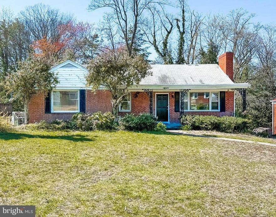 6213 Joyce Drive is a home built in 1957, now on the market for the first time since it was new. Located on a quiet street with no thru traffic. Property conveys with an additional large wooded lot to the rear, providing privacy. An all brick house with covered front porch. Single step entry: an excellent choice for one level living, with abundant multi-level storage.  Has always been pet-free.

Interior has light-filled dining and living rooms, handsome working fireplace faced with Tennessee sandstone, spacious eat-in kitchen, three bedrooms and two baths, one en suite.  Plaster walls and oak hardwood floors throughout.  

Full 1400 sq. ft. dry walkout basement is ready to finish, with large windows, rough-in full bathroom, laundry sinks, washer/dryer hook-ups, and adjacent patio. Standing-height attic has pull-down stairs and is completely floored.

Central HVAC, with heat pump and oil furnace.  Supplies and returns in all rooms. Recent renovations include heat pump and coil, electrical panel and hot water heater; systems well-maintained by owners.