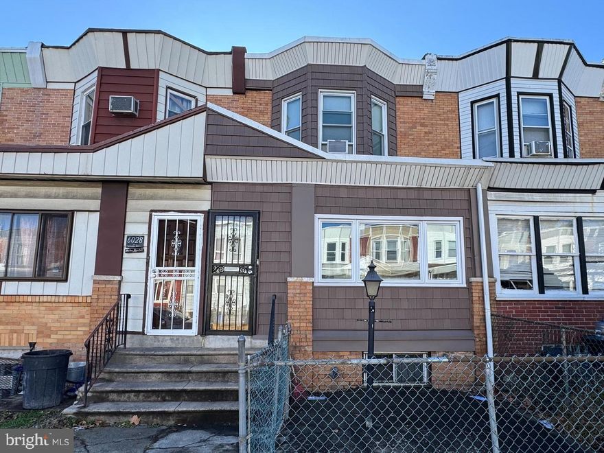 *** Please submit Best and Final Offers by Monday, April 29th, 3pm. *** 
Location, Location!!! Welcome to West Philadelphia / Cobbs Creek Neighborhood! This charming 2-story home is a great opportunity for a Homeowner to bring some TLC or an excellent Investment Opportunity for a savvy investor looking to expand their real estate portfolio. RM1 ZONING. With 3 bedrooms and 1.5 bathrooms, this property offers lots of comfortable living spaces. 
This is a well kept rare opportunity to own a beautiful home. Let's start by walking up the front stairs, opening the door, grabbing a chair and sitting on your spacious enclosed porch. If you don’t want to sit on the front porch and want some privacy, enjoy your rear yard. From your front enclosed porch, enter your spacious living room, dining room, and eat-in kitchen with a ½ bath. On the 2nd floor, you will enjoy three spacious bedrooms. This home has newer windows, except one bedroom. It is in a convenient location that has easy access to public transportation, including the Market-Frankford Line making commutes very easy. This home is 3.2 miles from University of Pennsylvania Hospital; 3.3 miles from CHOP; and 3 miles from Drexel University. This house is being Sold As-Is. With the little that is left in the Property, it will not be cleaned out. Don’t wait, Schedule a showing today.