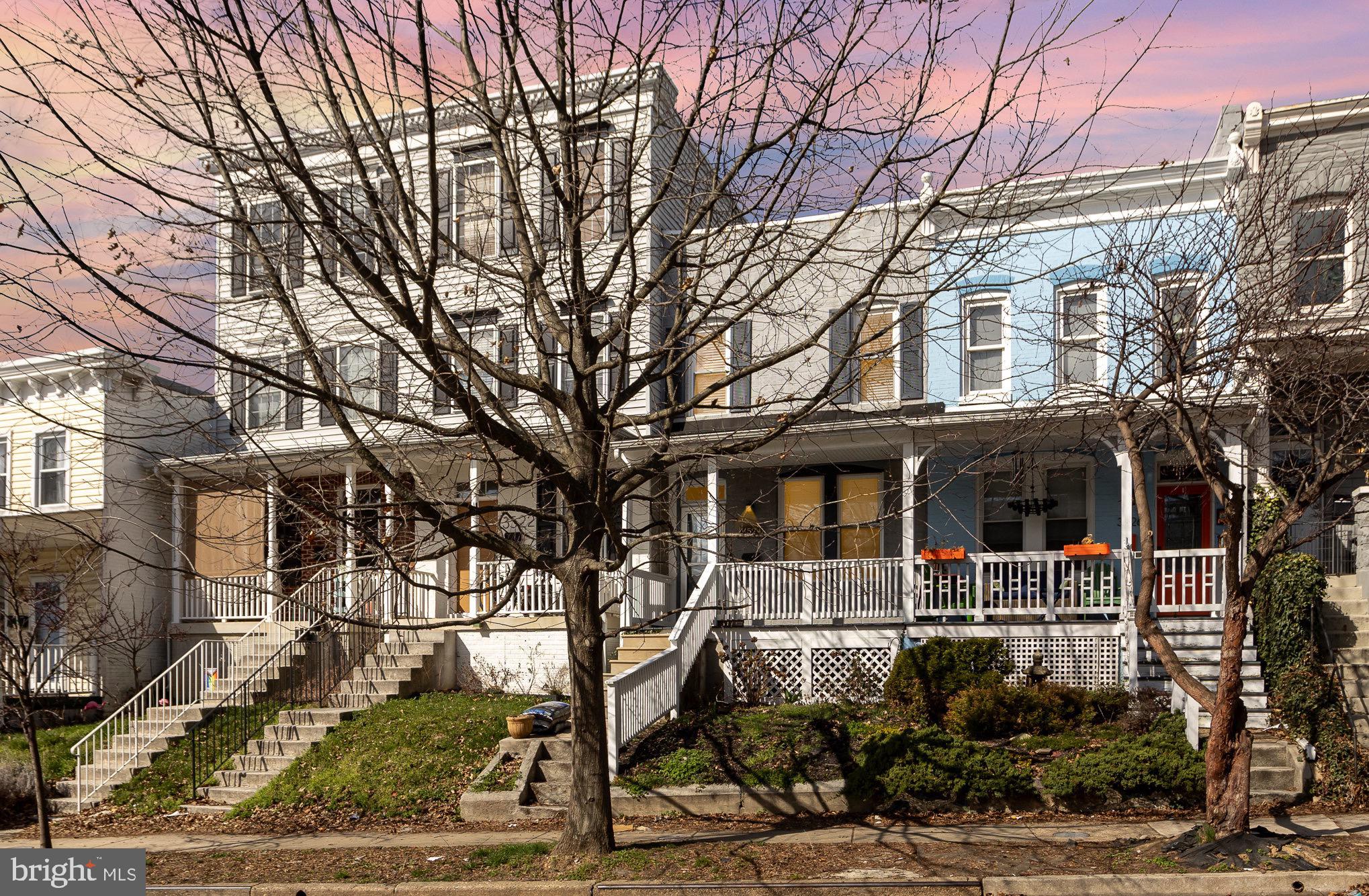 Just a block from all the action on Hampden’s “The Avenue,” this home offers the best of both worlds — walkable to shops, food, and fun, but tucked far enough away for some peace and quiet. Inside, you’ll find roomy living and dining areas with beautiful cherry hardwood floors, plus a big kitchen with stainless steel appliances and plenty of space to cook, prep, or hang out. There’s even a couple of rolling shelf carts for extra storage or serving space.
Out back, you’ve got private parking and easy access to a mudroom/laundry area — super handy for unloading groceries or getting in and out without tracking mess through the house. Upstairs, there’s brand new carpet, a large primary bedroom with vaulted ceilings, a modern full bath, and two more bedrooms that work great as guest rooms, offices, or whatever else you need.
The fenced-in patio out back is ready for summer — complete with a wicker sectional, umbrella, and coffee table. And the front porch? Perfect for people-watching or just catching the evening breeze.
This is Hampden living made easy — close to everything, but with the comfort of your own little retreat on Hickory Ave.