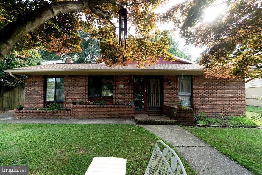 Brick w/ 3 Bed 2 Bath single family rancher w/ detached garage add finished space above garage. Potential for rental unit.  2 Fireplaces 2 Kitchens in main house. New roof and well pump.  Water oriented community w/ private beach access.  Unique home with tons of potential. Sold strictly as is; needs TLC. Seller will make no repairs.  RENO or CASH preferred.