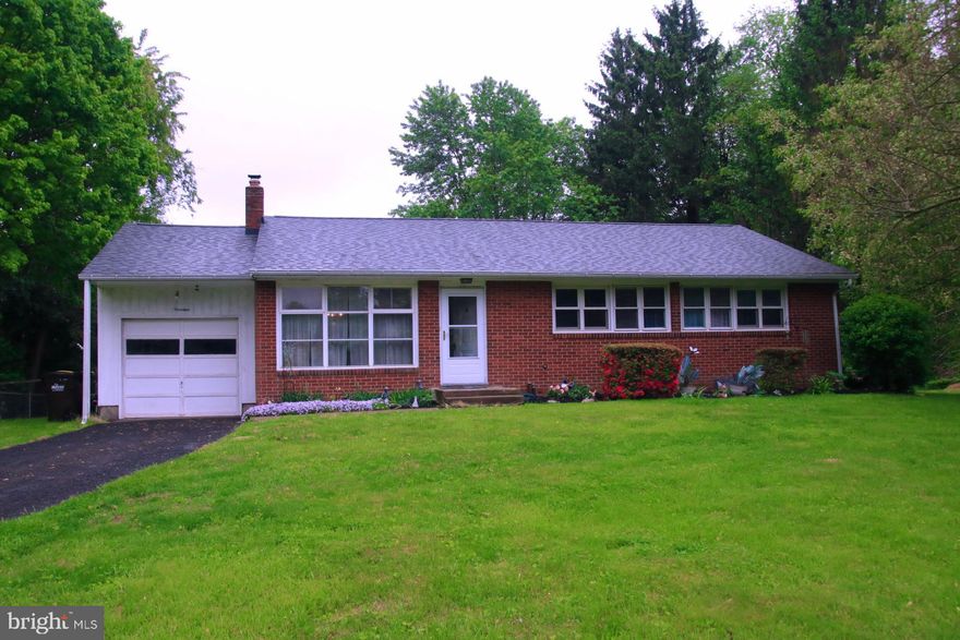 Welcome to this charming ranch home situated in Doylestown Township.  Whether downsizing or looking for a starter home, this property is a wonderful choice.  The living room and dining room are open to each other and feature hardwood flooring.   Right off of the dining room is a bonus room that has many potential uses such as an office.  This home has three good sized bedrooms with hardwood floors and ample closet space.  The bathroom  is a great size, and it's open and bright.  The kitchen is delightful and has lots of cabinets and counter space.   The attached enclosed porch is perfect for entertaining and relaxing in the warmer seasons. There is a partial garage, full basement, and attic for all storage needs.  This home has much to offer including one-floor living,  Central Bucks Schools, and close proximity to Rts. 313 and 202.  Make an appointment today.