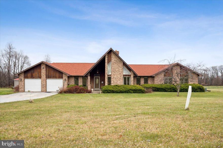 This one of a kind 4 bedroom 3-bathroom home is where you will want to retreat to and enjoy all it has to offer.  When you walk into the home you will fall in love with vaulted ceilings and dream of warming up by the fireplace. You will never have to leave this paradise with an in home office option. Dinner parties will be a must in the formal dining room. The kitchen is picturesque with granite countertops, stainless steel appliances and a double oven. The main bedroom is full of natural light and features an en-suite bathroom with a soaker tub and shower and a spacious walk-in closet equipped with a closet organizer. Each spare bedroom is spacious and filled with natural light and spacious closet space.  Would you like to swim in the wintertime?  Jump into the 18' x 36' indoor swimming pool. The basement is ready for your finishing touches.  In the corner of the property is a 40' x 60' morton building . Situated on 5 open acres, this home is truly a slice of paradise.