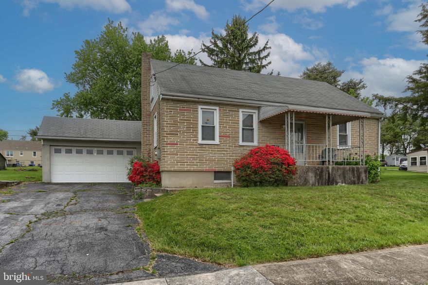 Are you looking for your first home, a place to downsize, or an investment opportunity, then this one may be the one you've been looking for!  This home is situated on a .41-acre lot and offers 4 bedrooms and 1 bath- 2 bedrooms on the main floor and 2 on the 2nd floor.  Step inside the front door into the spacious living room and then into the dining room with hardwood floors.  The kitchen is equipped with a cooktop, wall oven, dishwasher, microwave, and fridge.  A large basement allows space for storage and is where the laundry area is.  Outside, to the rear of the home, you'll be greeted by a 20x17 covered patio and a large yard with mature trees.  2 car attached garage with newer garage door and electric opener.   With its desirable location and great potential, this home is ready for you to make it your own.  Don't miss out on the chance to call this delightful house your home sweet home!  Schedule your showing today!  An offer deadline has set for Tues 6/18 by noon.