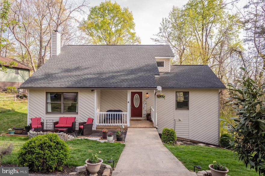 This Massanutten beauty has been lovingly maintained and updated by the current owners.  Located in a quiet section and away from traffic, the Sellers have enjoyed convenient access to Route 33 & Massanutten Water Park. Buy with peace of mind, as many of the home's major systems have been improved! Highlights include a new HVAC system in 2023, complete external painting of the siding in 2023, a new deck in 2022, a relined chimney & new wood burner in 2024, a roof replacement in 2017, and fresh interior paint. An attractive kitchen with granite countertops & stainless steel appliances flows into the dining area and spacious living room. The oversized rear deck off the kitchen offers a perfect spot to entertain, watch a nighttime movie with friends, or relax and view the wildlife! The primary bedroom is on the main level and connects to a full bathroom remodeled in 2021. Abundant natural light floods the first floor. Upstairs, there are two additional bedrooms and a full hall bathroom. Enjoy additional living space in the partially finished walk-out basement that currently provides room for an office/study area, fitness zone, rec room, and half bath. In addition, an unfinished room has great storage space or a possible workshop.